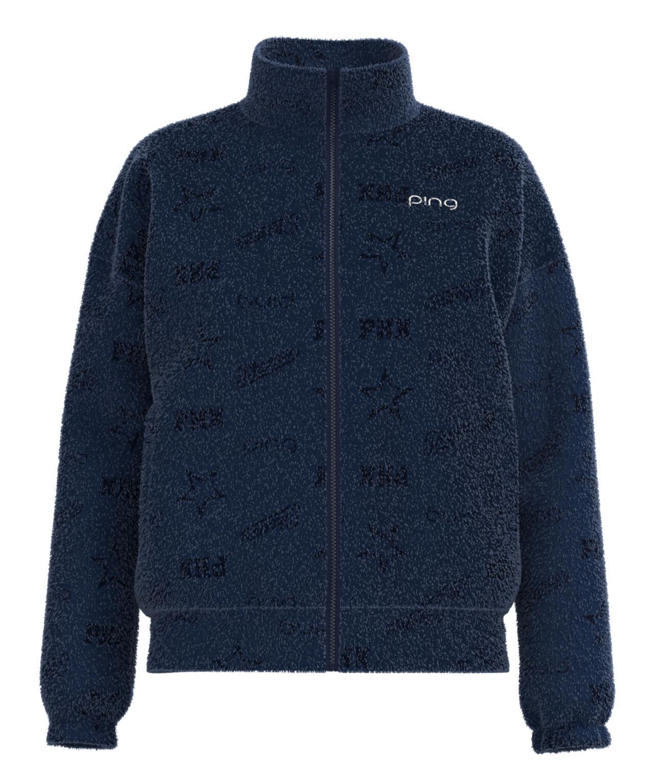 【PING APPAREL】全方向ストレッチ ベロアジャカードブルゾン <LADIES LINE> (LADIES)