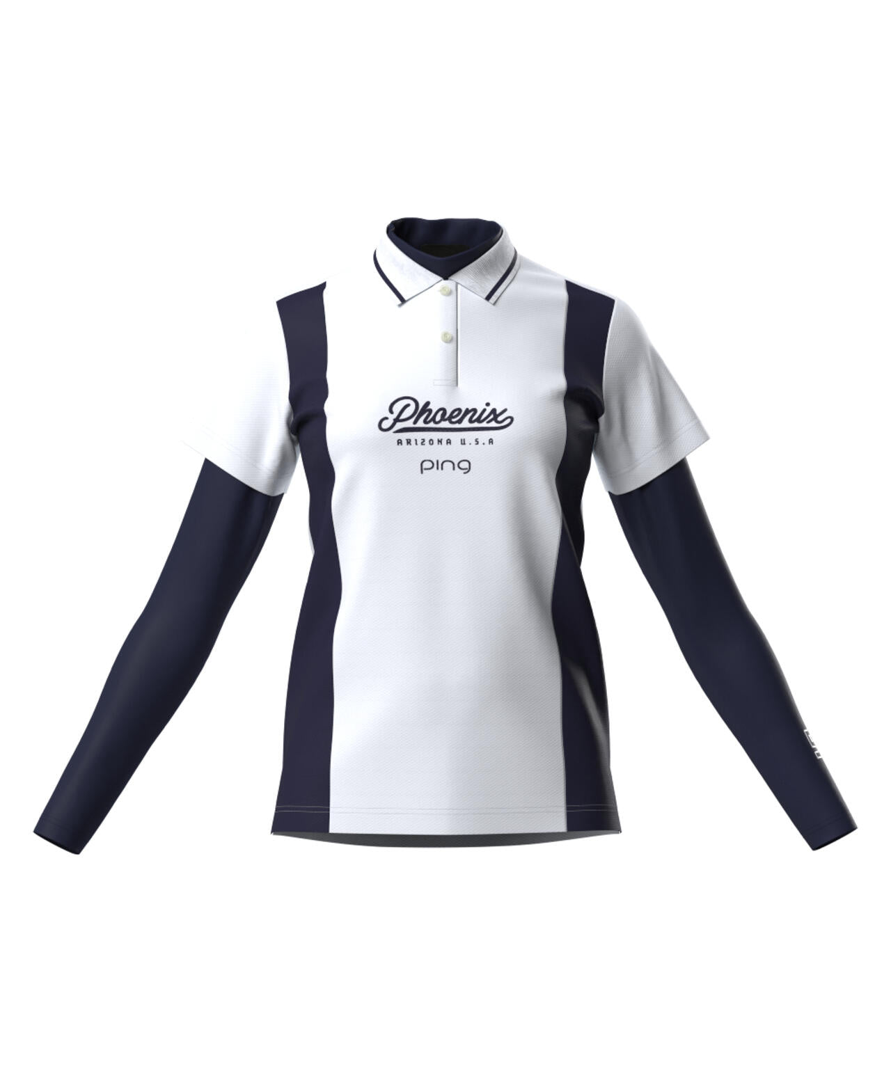 【PING APPAREL】鬼カノコ レイヤードツインセット <LADIES LINE> (LADIES)