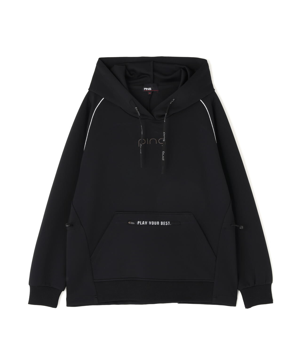 【PING APPAREL】全方向ストレッチRENUキルトダンボールジャージスウェットフーディ <GOLD> (LADIES)