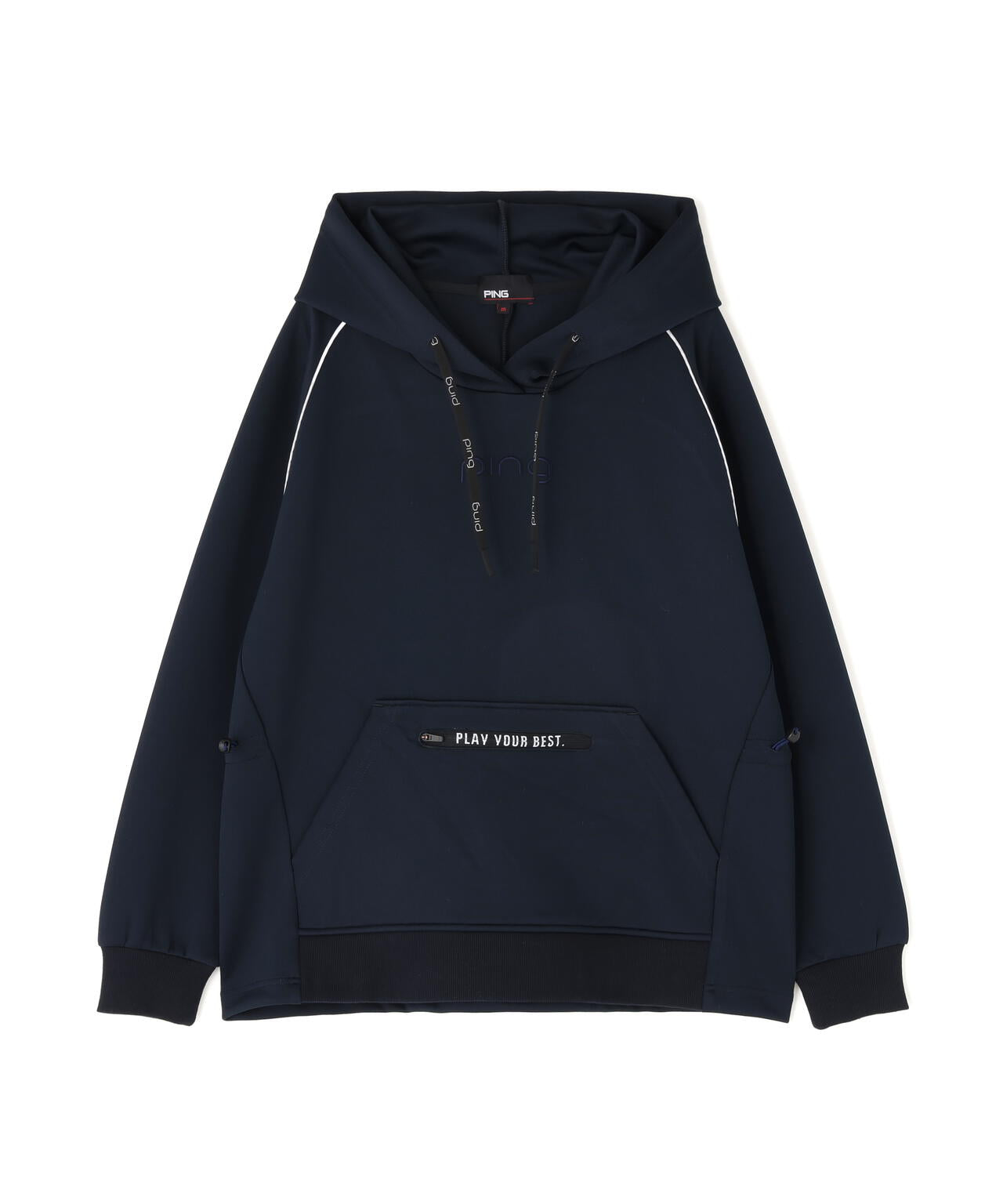 【PING APPAREL】全方向ストレッチRENUキルトダンボールジャージスウェットフーディ <GOLD> (LADIES)