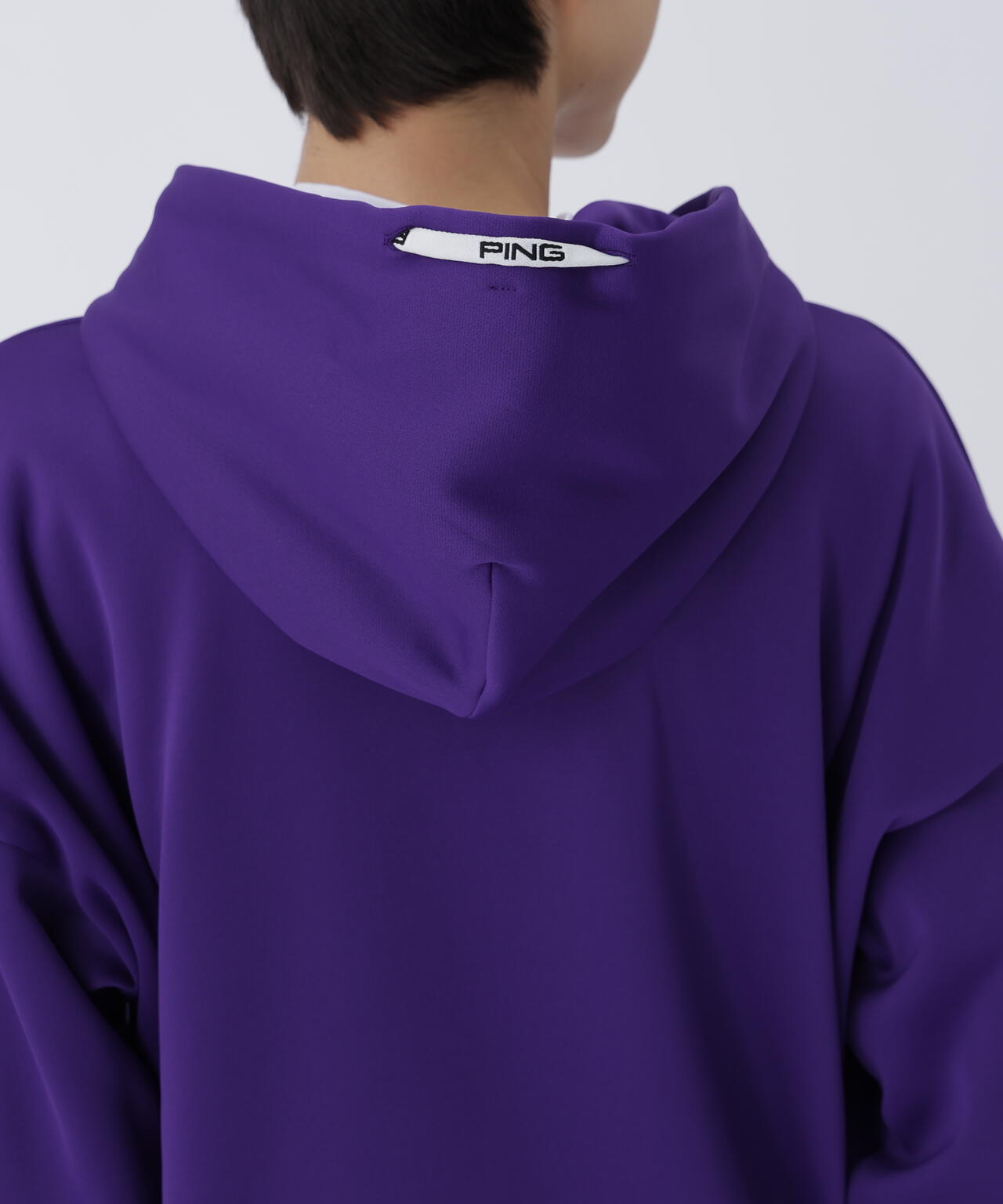 【PING APPAREL】全方向ストレッチアシンメトリーポケットカルイシフーディ <LAIDES LINE> (LADIES)