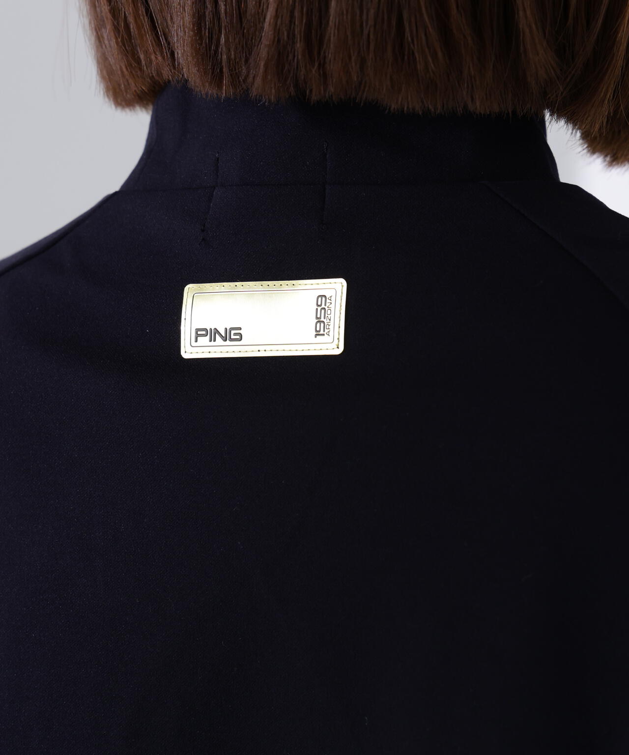 【PING APPAREL】サーモソーラー バックカノコ長袖ハイネックカットソー <GOLD> (LADIES)