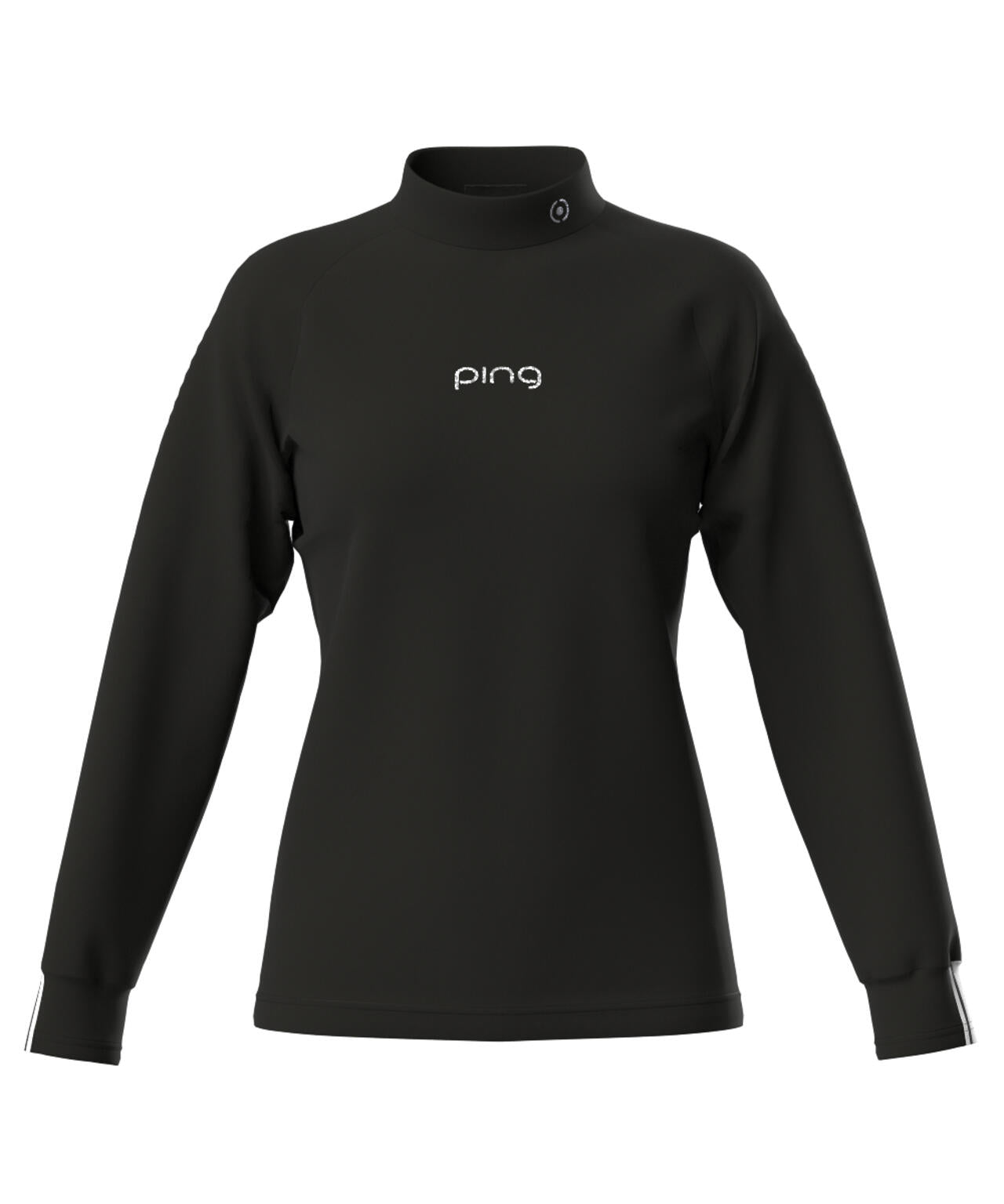 【PING APPAREL】サーモソーラー バックカノコ長袖ハイネックカットソー <GOLD> (LADIES)