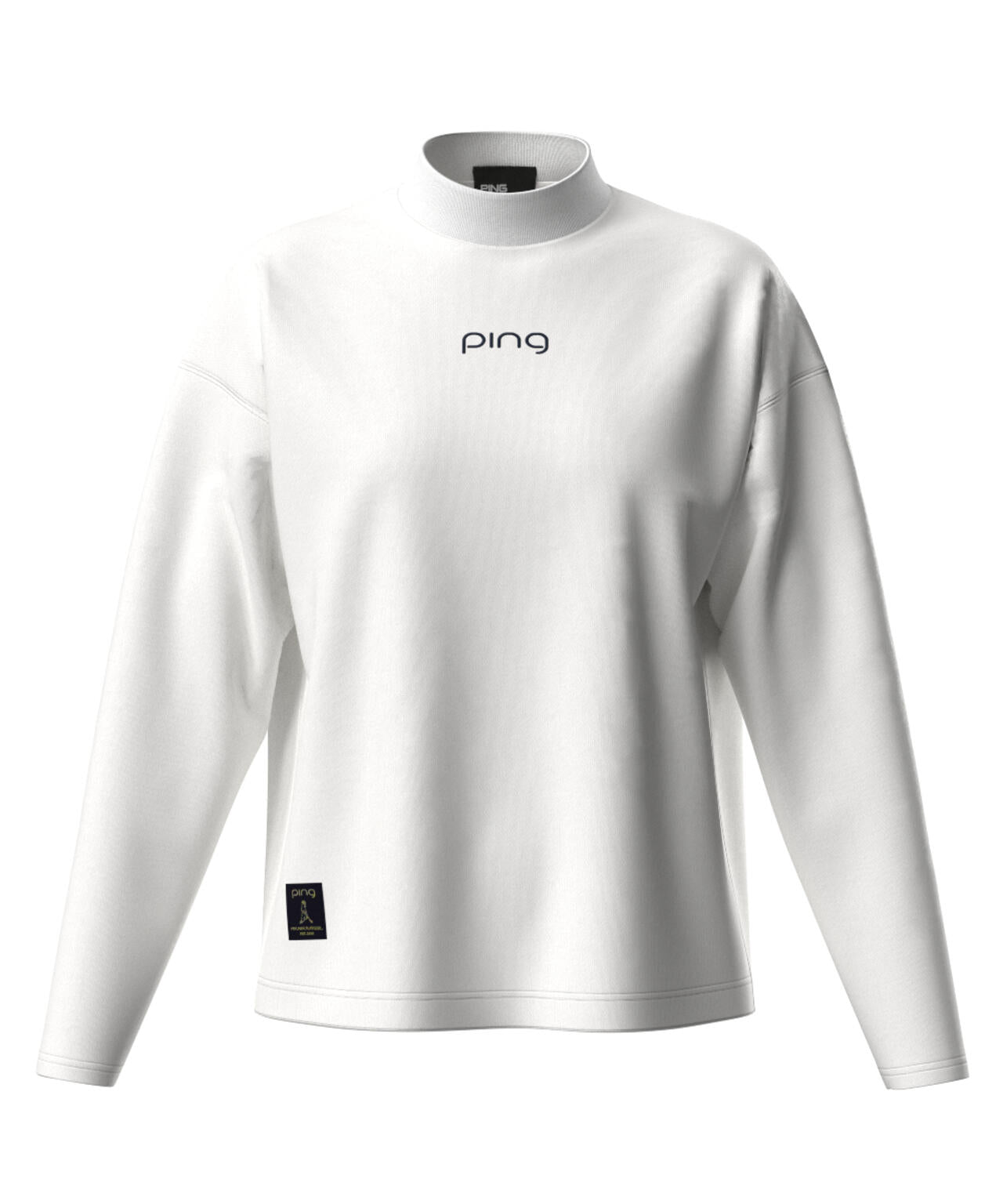 【PING APPAREL】引き揃え天竺ドライミックス長袖ハイネックカットソー <LADIES LINE> (LADIES)