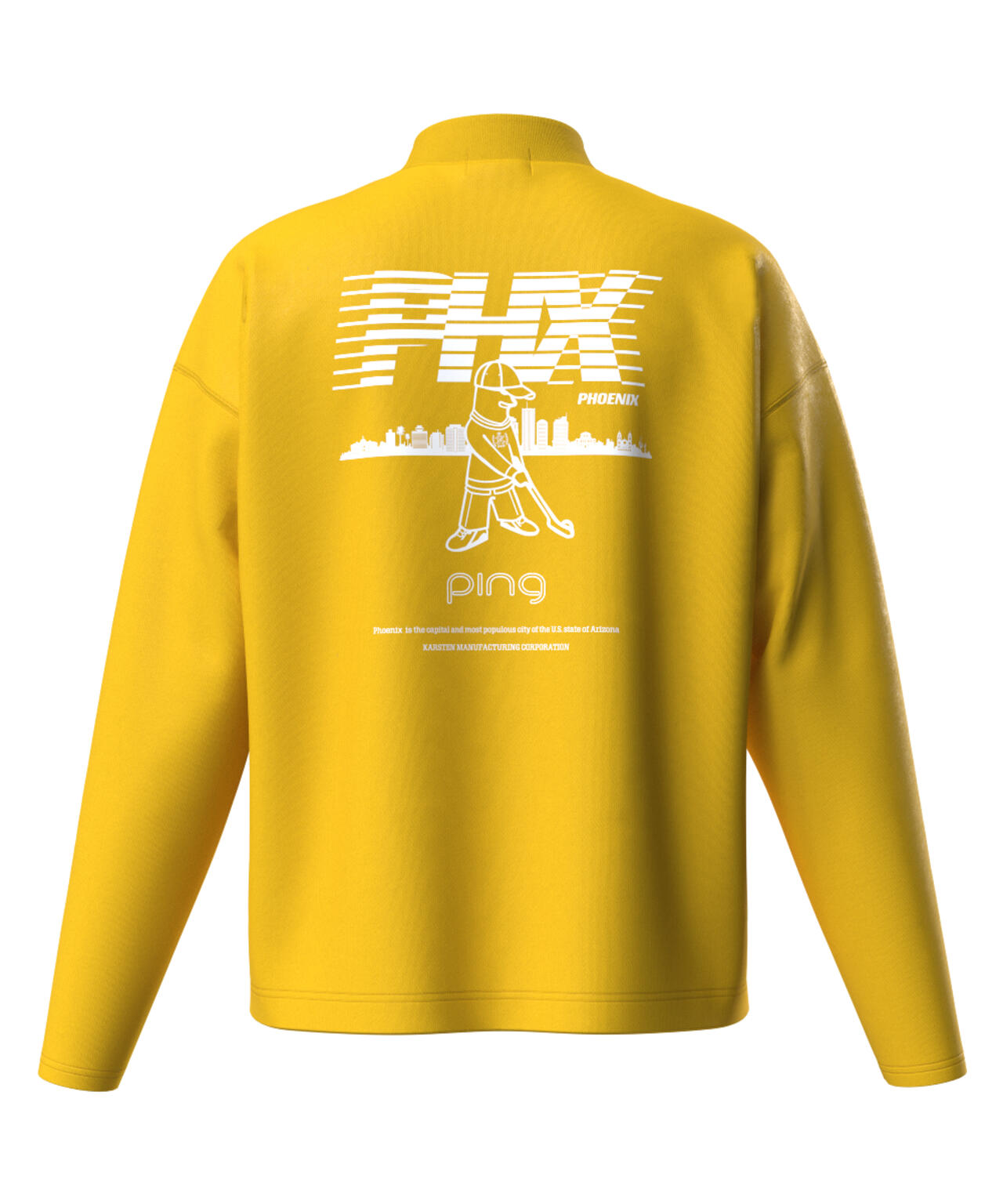 【PING APPAREL】引き揃え天竺ドライミックス長袖ハイネックカットソー <LADIES LINE> (LADIES)