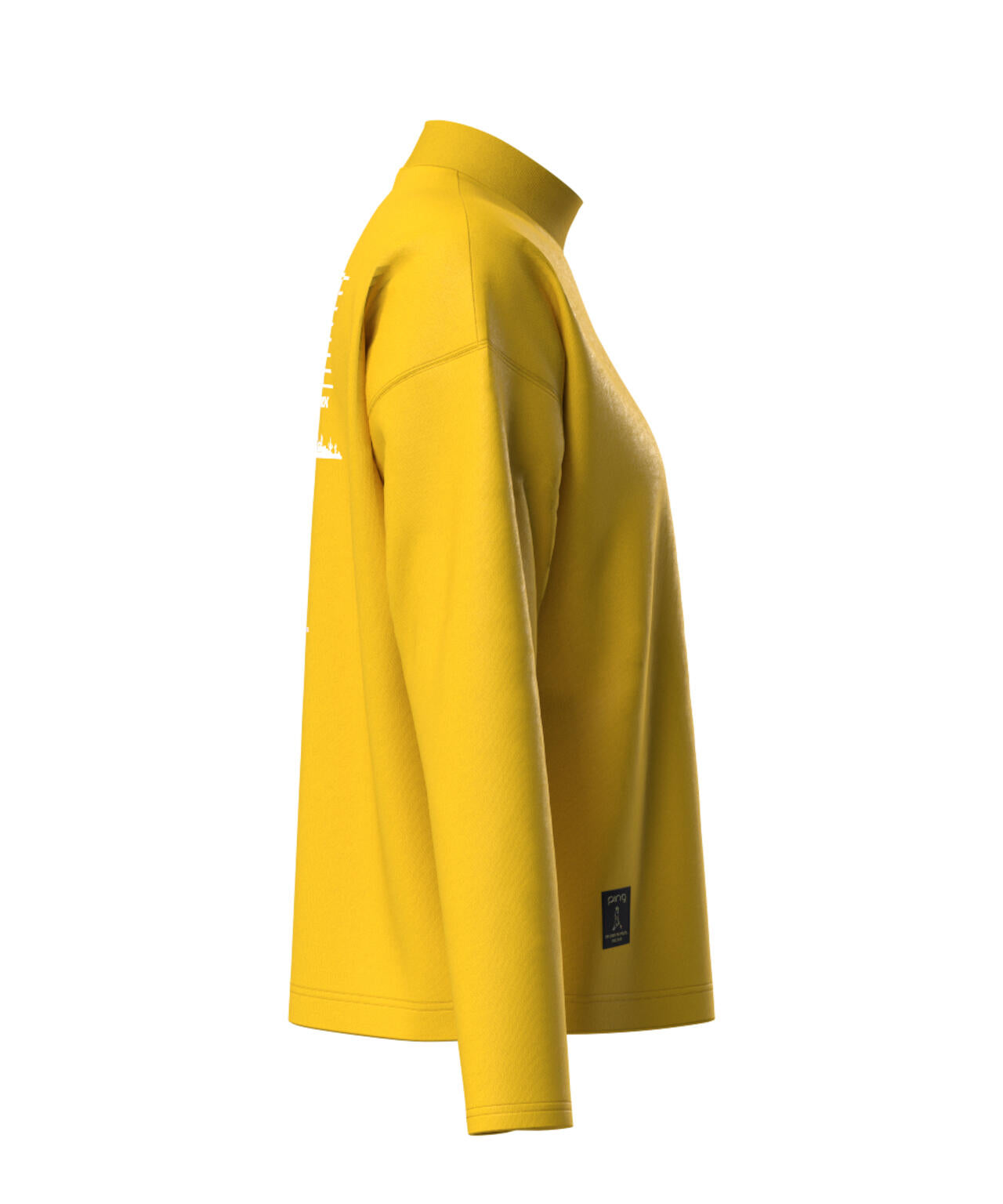 【PING APPAREL】引き揃え天竺ドライミックス長袖ハイネックカットソー <LADIES LINE> (LADIES)