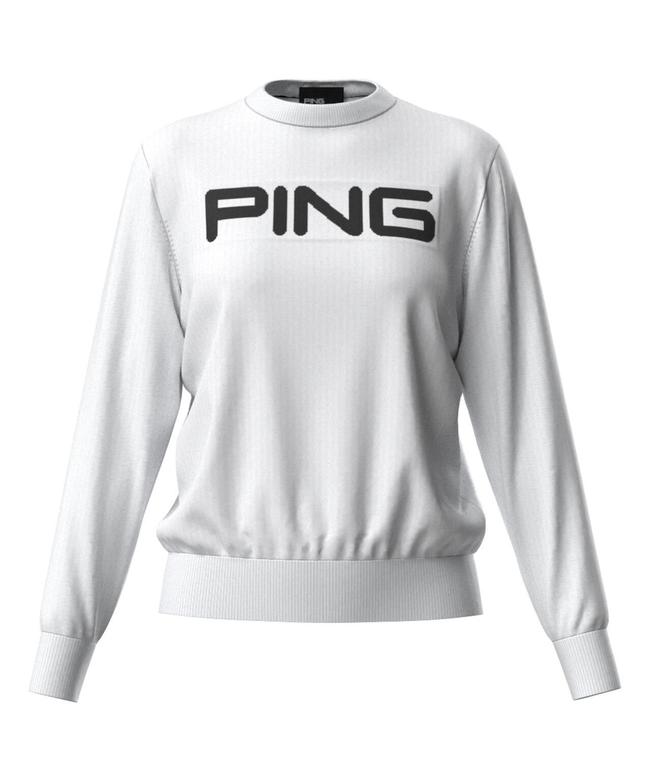 【PING APPAREL】10カラークルーネックニットプルオーバー <LADIES LINE> (LADIES)