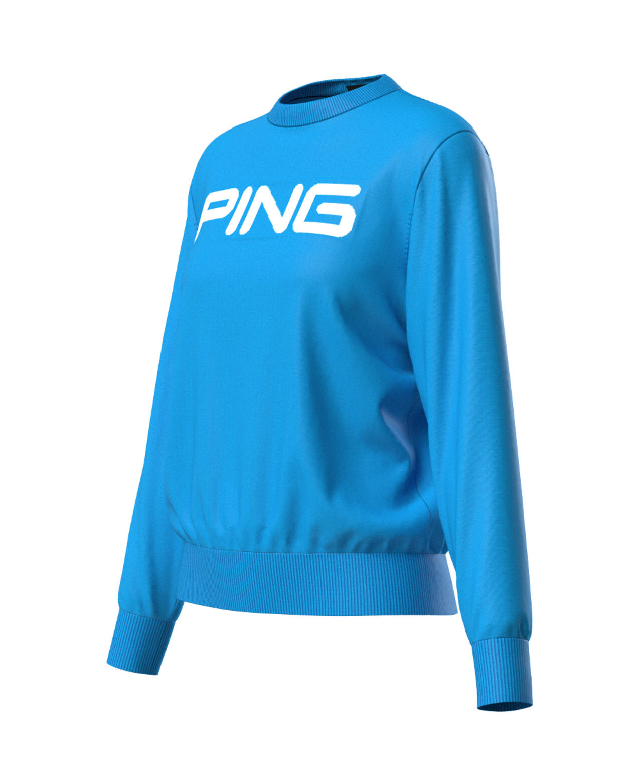 【PING APPAREL】10カラークルーネックニットプルオーバー <LADIES LINE> (LADIES)