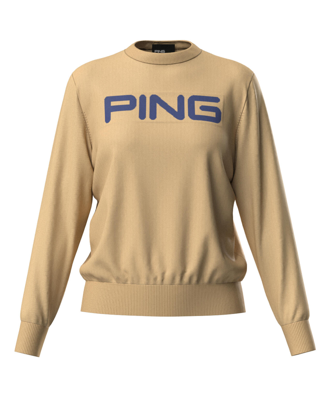 【PING APPAREL】10カラークルーネックニットプルオーバー <LADIES LINE> (LADIES)