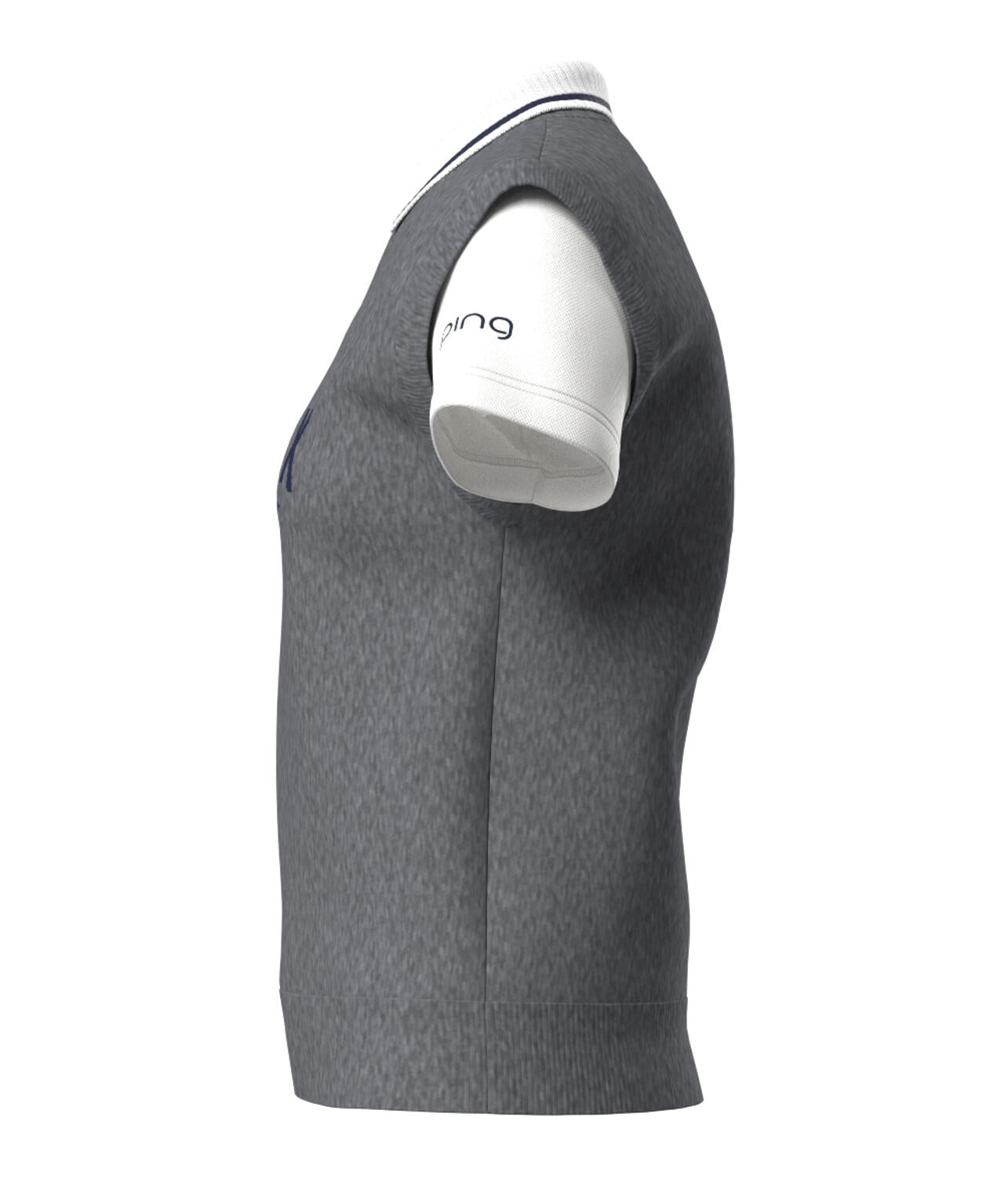 【PING APPAREL】デニムライクニット/カノコ レイヤードツインニット <LADIES LINE> (LADIES)