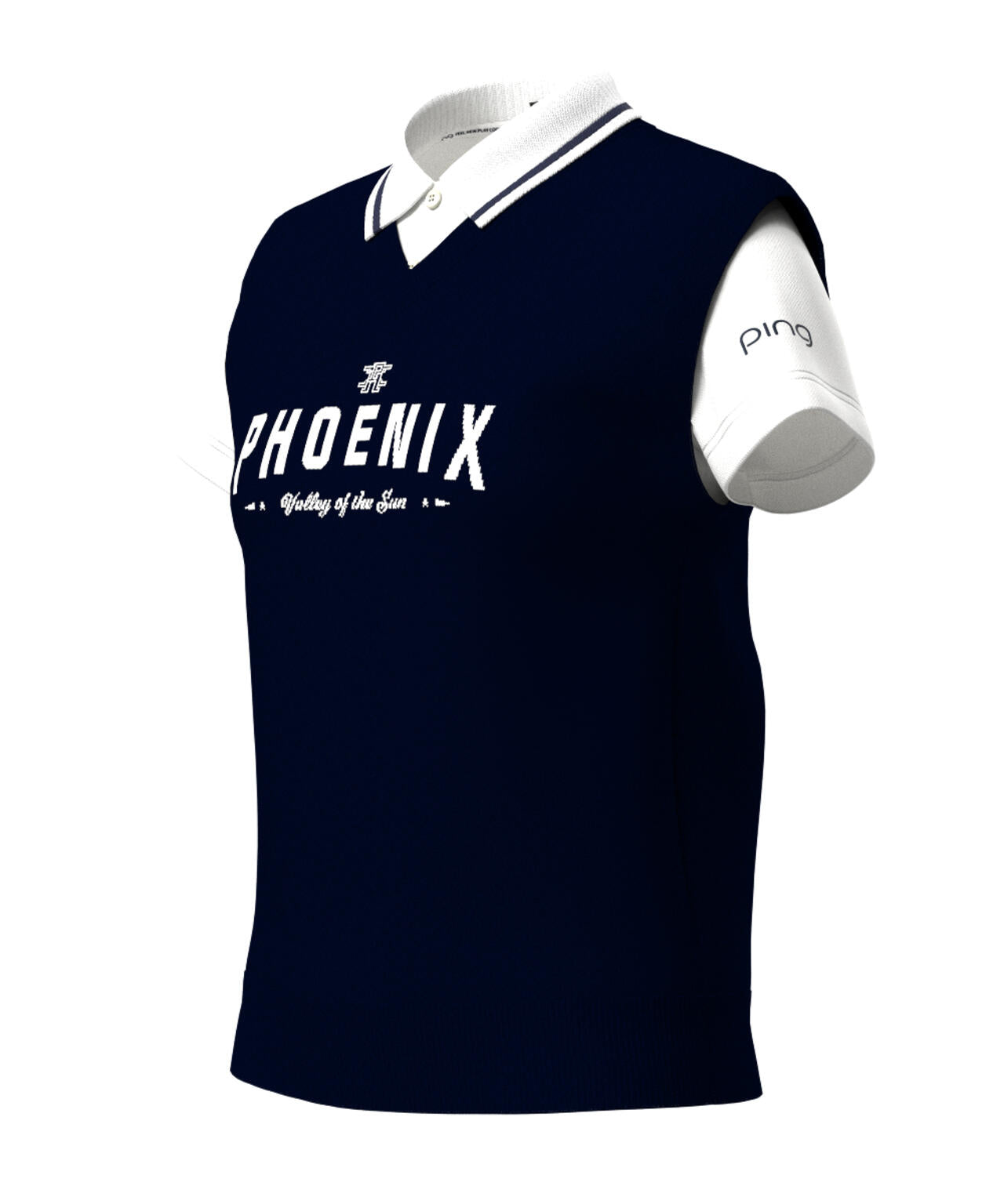 【PING APPAREL】デニムライクニット/カノコ レイヤードツインニット <LADIES LINE> (LADIES)