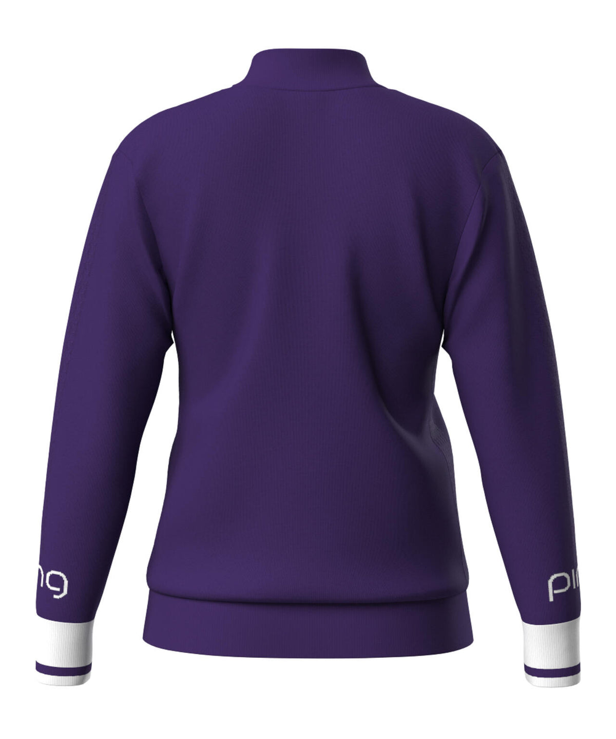 【PING APPAREL】ハーフジップ袖ロゴジャカードニット <LADIES LINE> (LADIES)