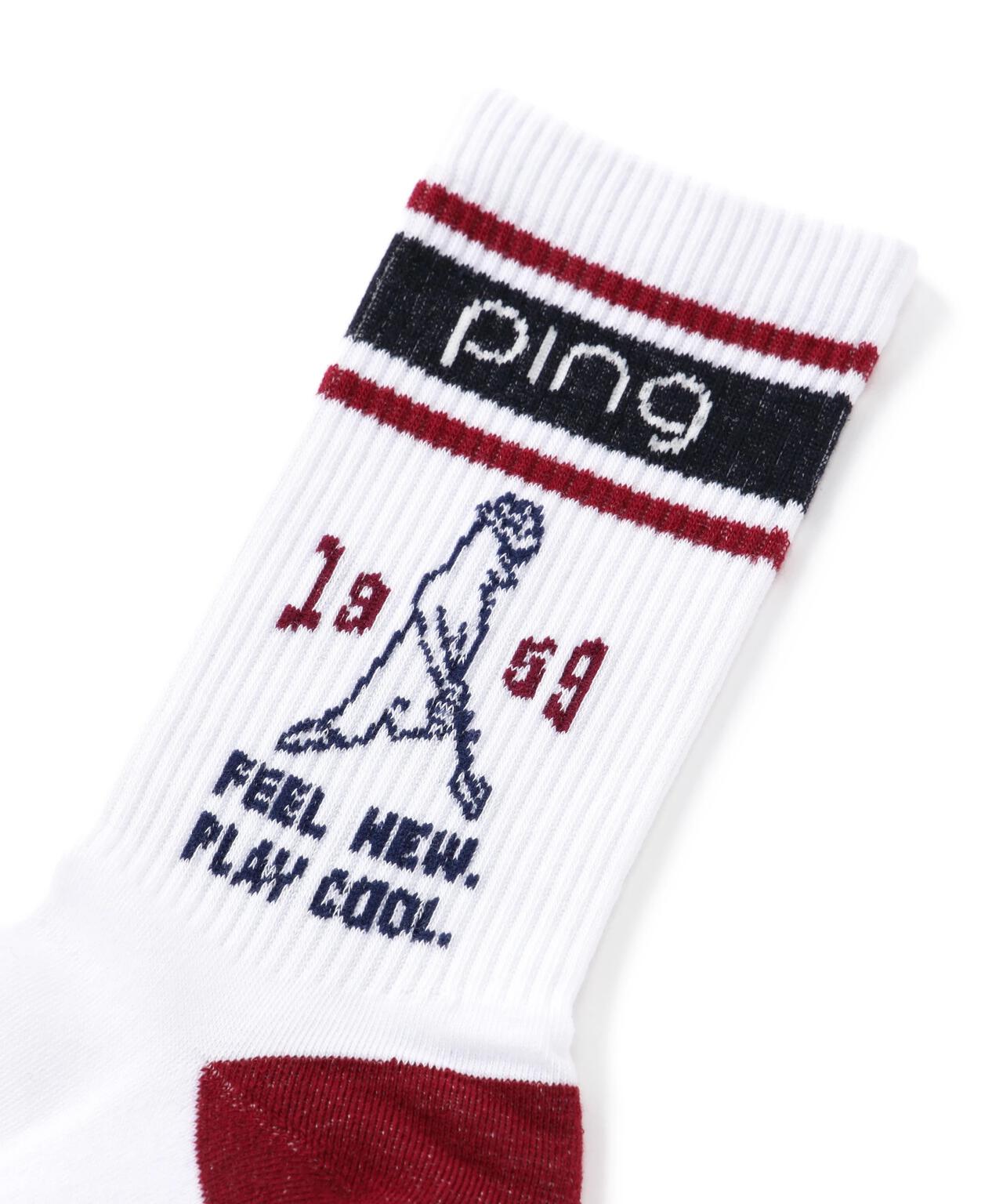 【PING APPAREL】ミドルソックス <LADIES LINE> (LADIES)