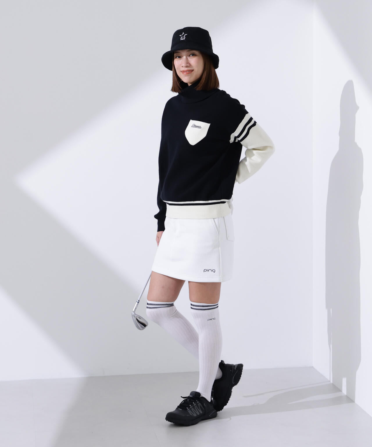 【PING APPAREL】フリースエンボス柄ハット <LADIES LINE> (LADIES)
