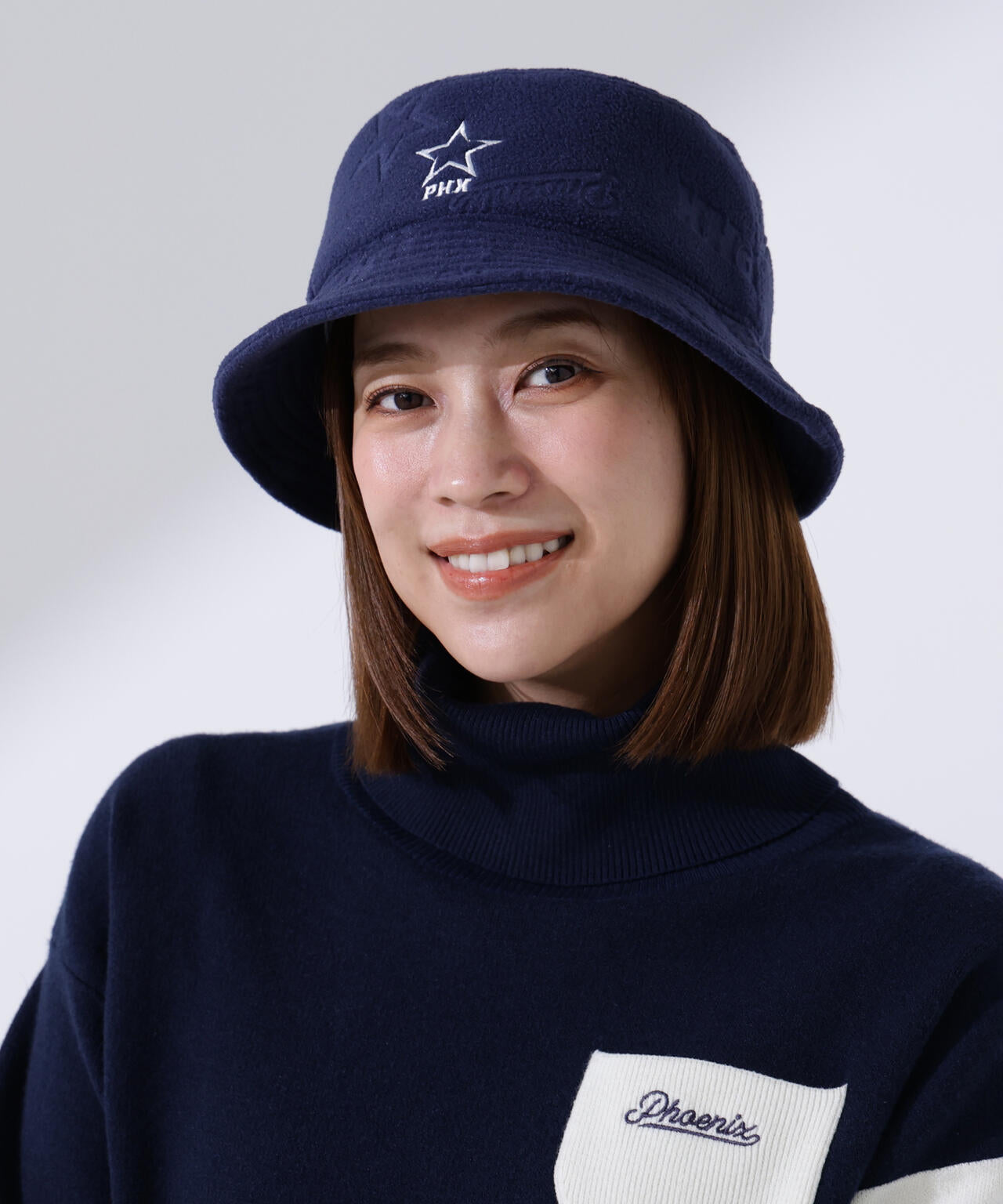 【PING APPAREL】フリースエンボス柄ハット <LADIES LINE> (LADIES)