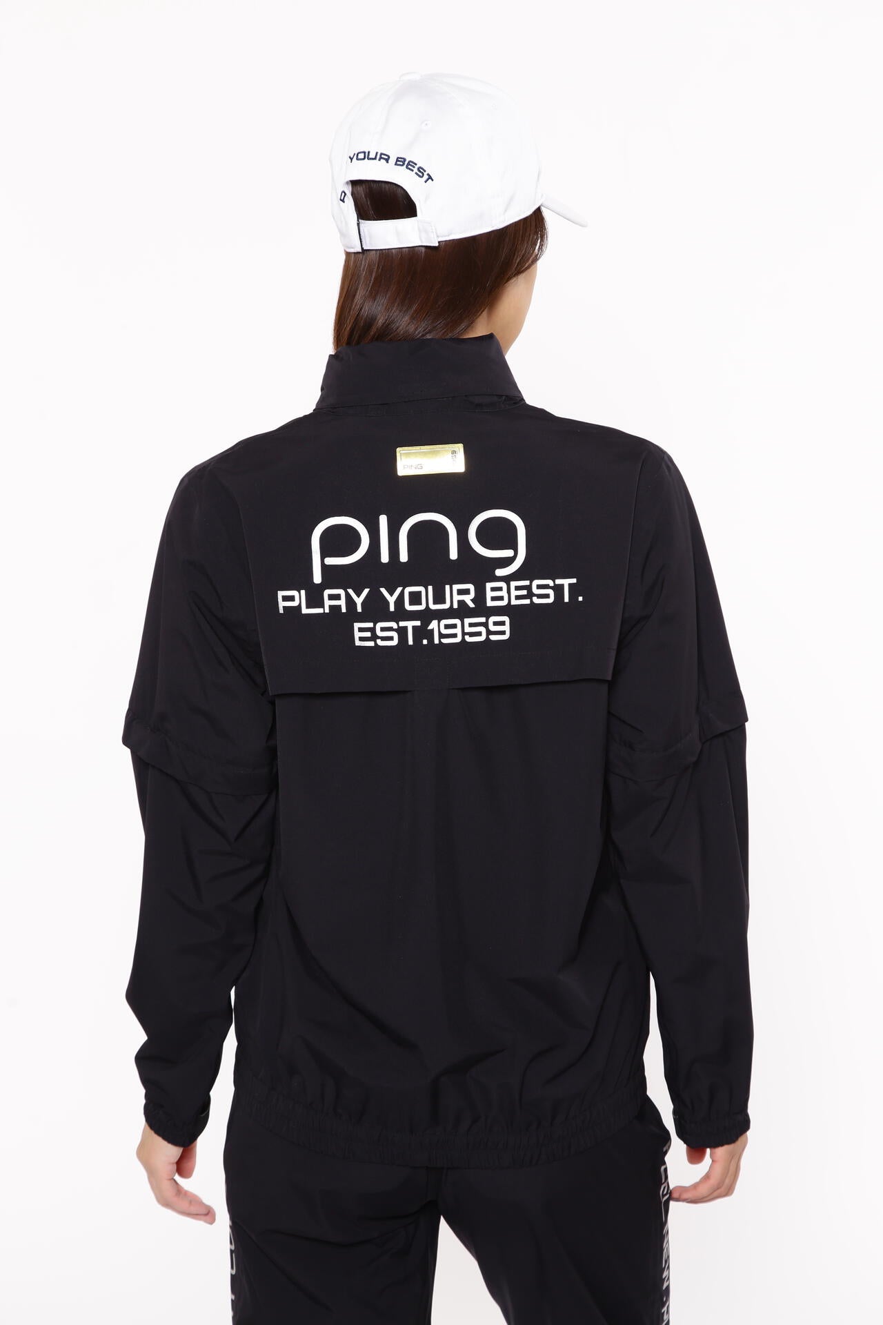【PING APPAREL】ダーミザクスレインウェアトップ&ボトムセット <GOLD> (LADIES)
