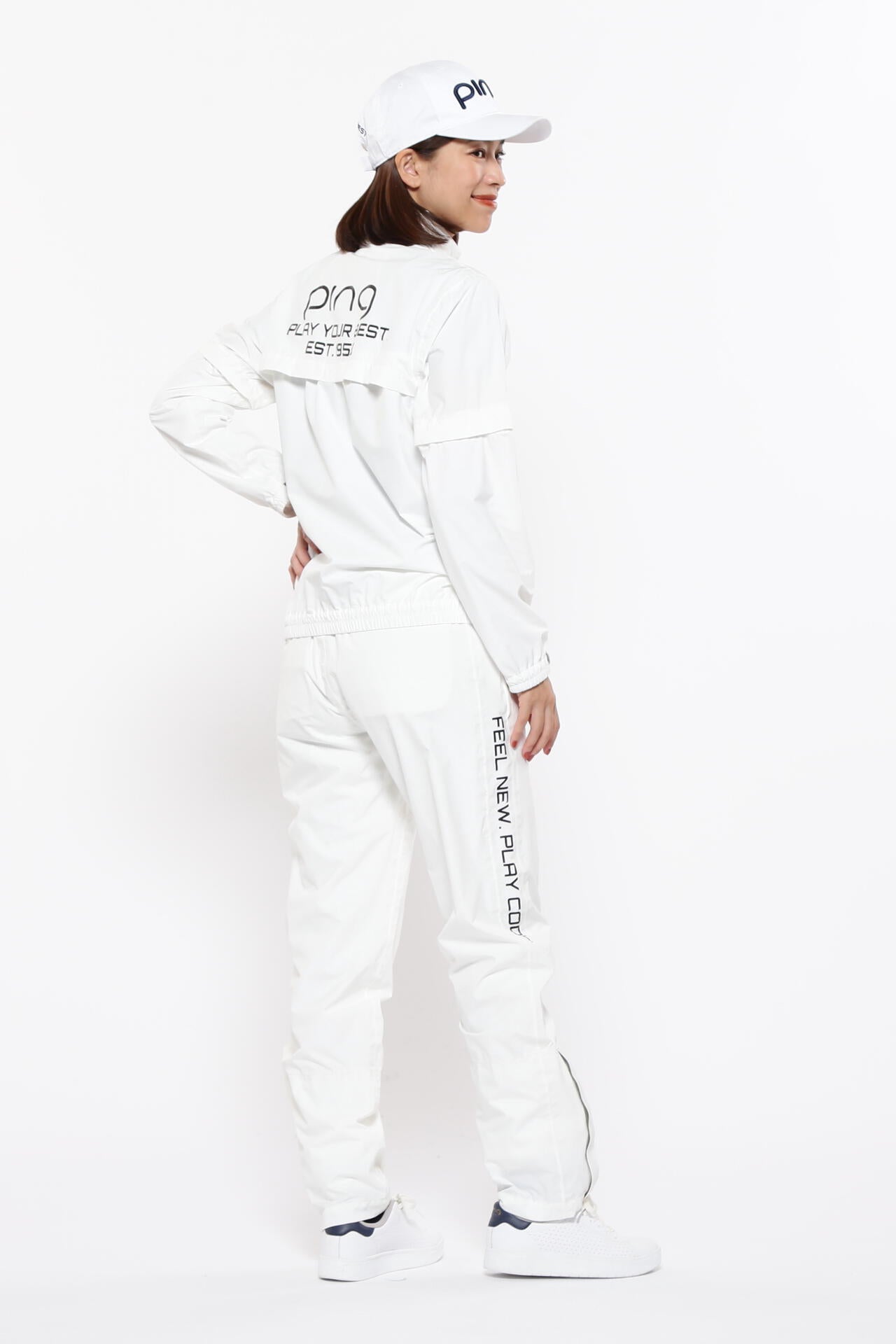 【PING APPAREL】ダーミザクスレインウェアトップ&ボトムセット <GOLD> (LADIES)
