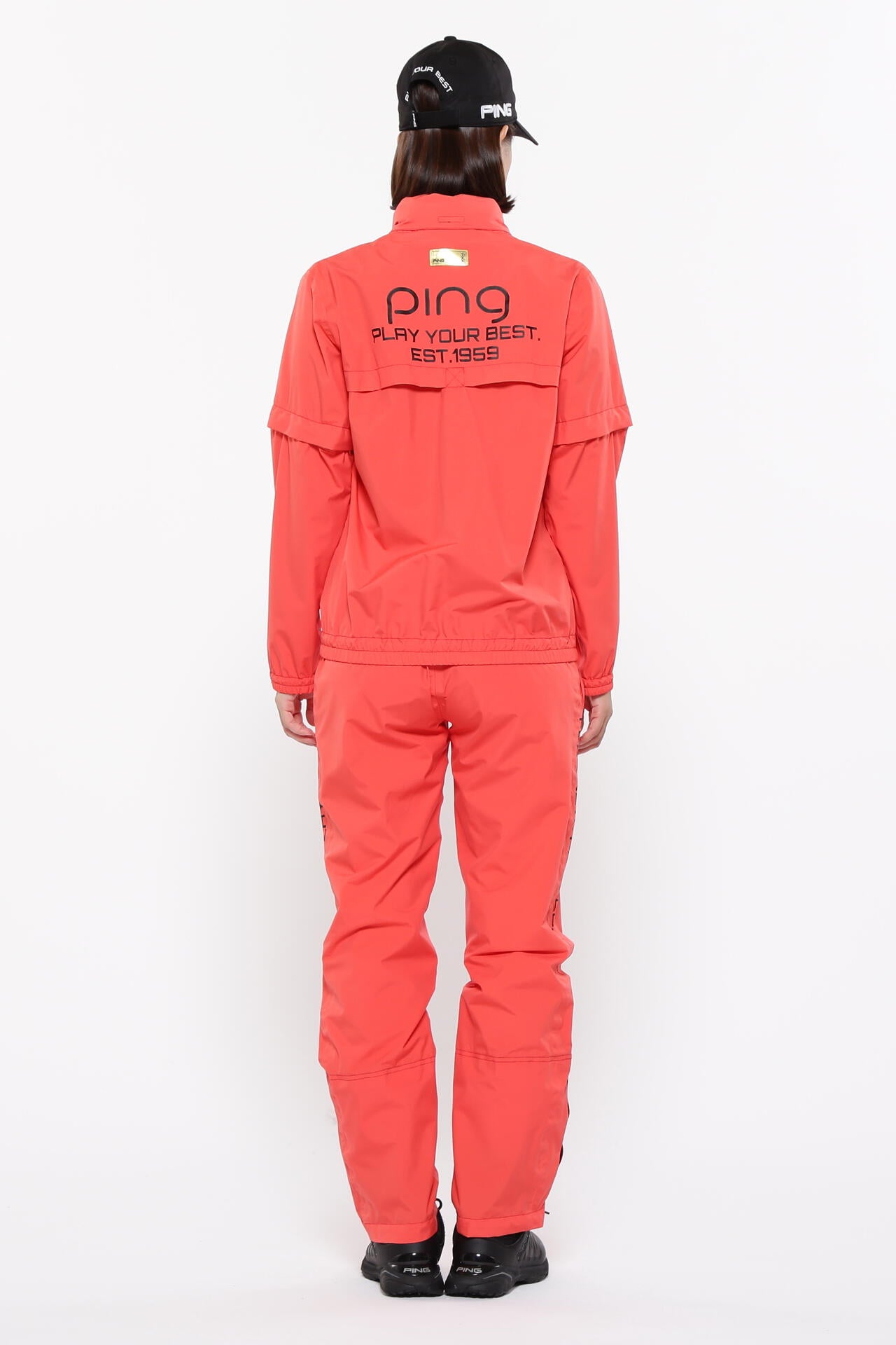 【PING APPAREL】ダーミザクスレインウェアトップ&ボトムセット <GOLD> (LADIES)