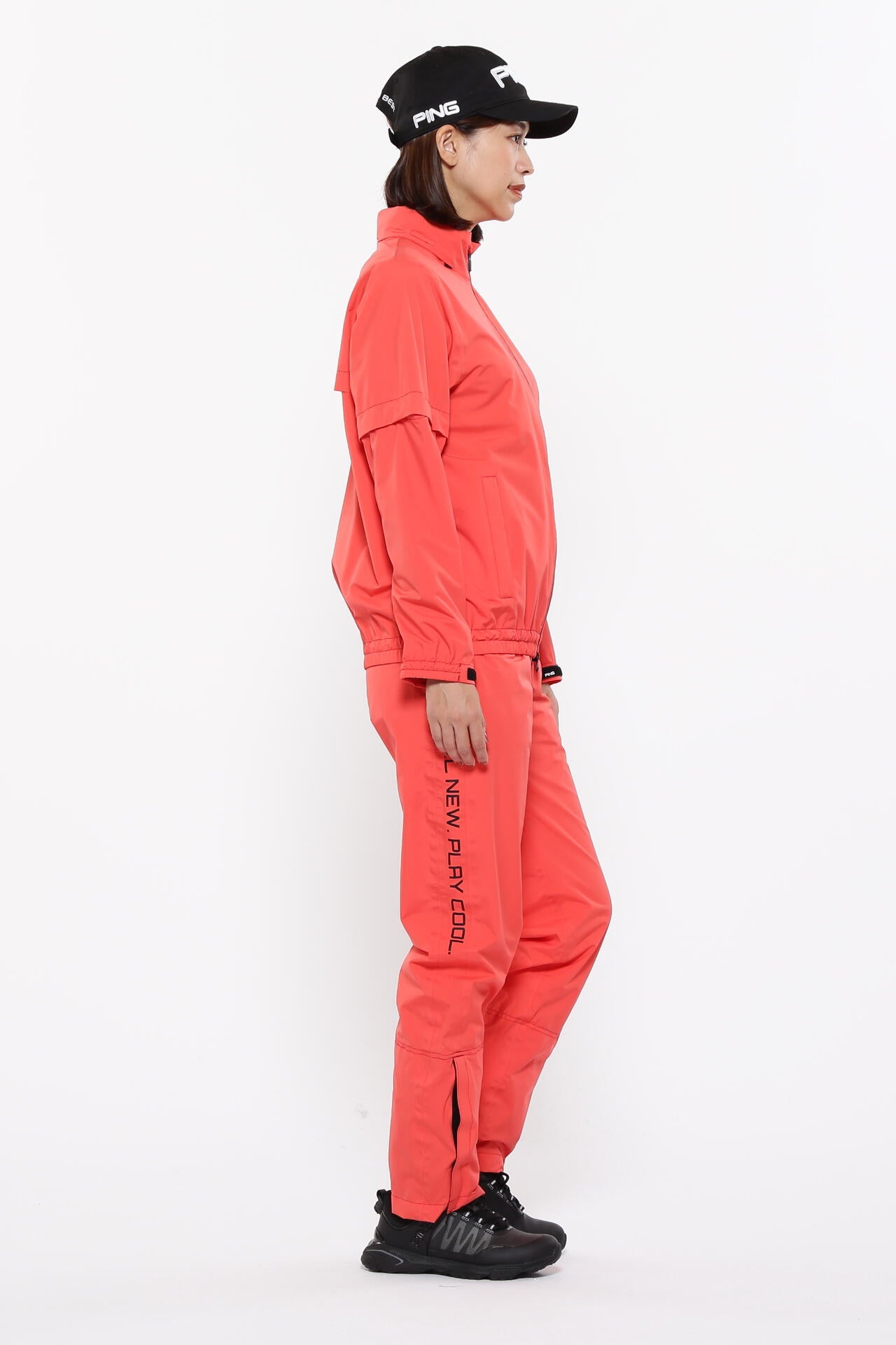 【PING APPAREL】ダーミザクスレインウェアトップ&ボトムセット <GOLD> (LADIES)