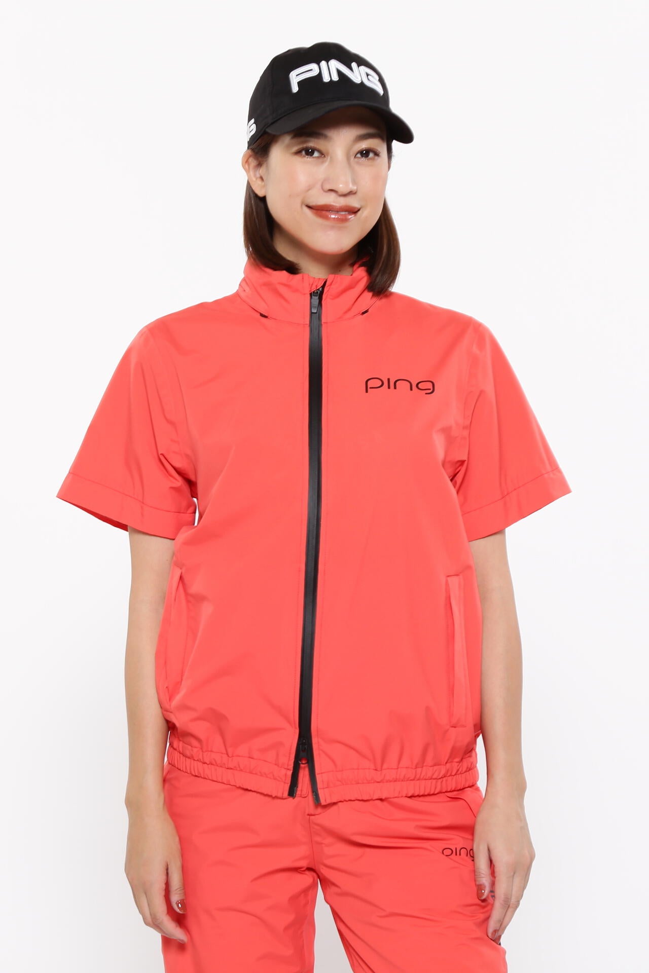 【PING APPAREL】ダーミザクスレインウェアトップ&ボトムセット <GOLD> (LADIES)