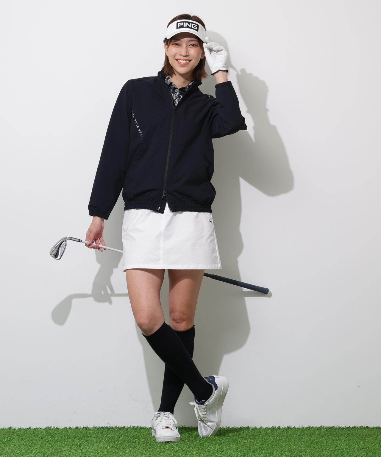 【PING APPAREL】テラエステルストレッチ2WAY撥水ブルゾン <PERFORMANCE> (LADIES)