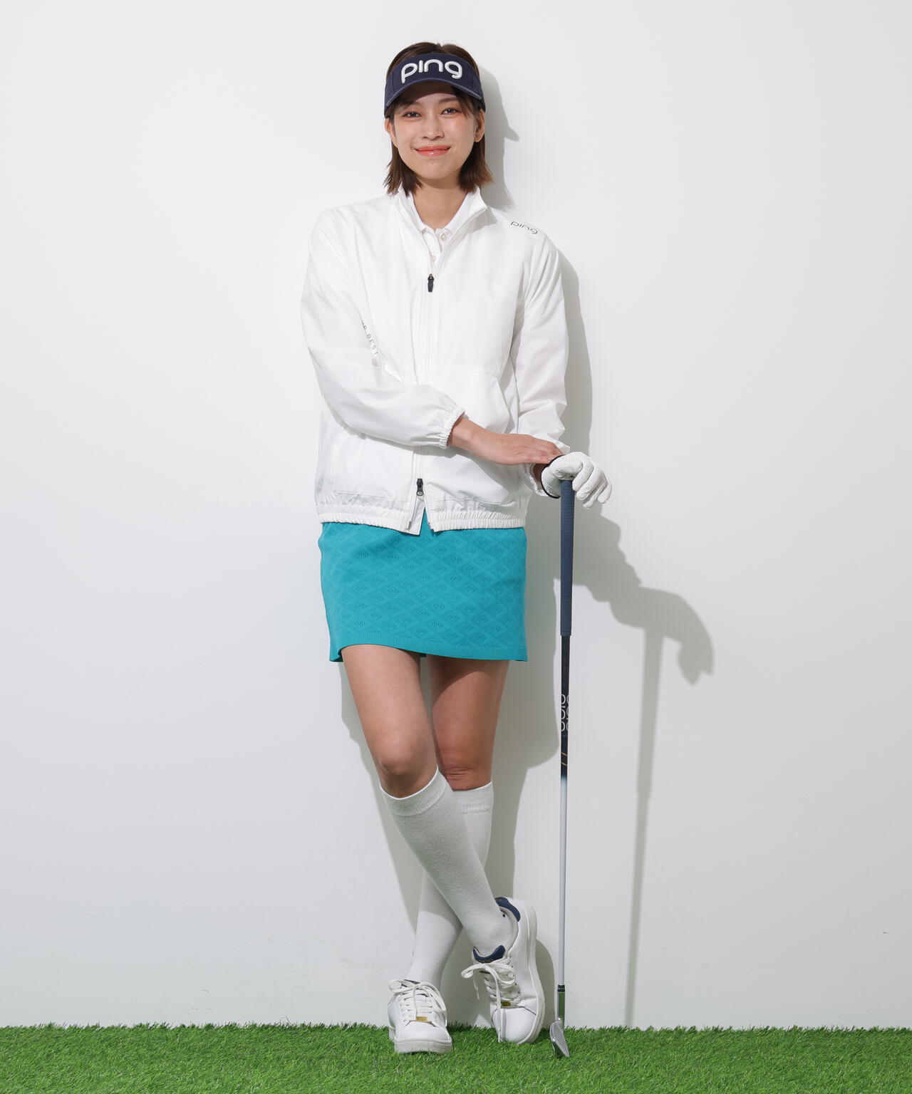 【PING APPAREL】テラエステルストレッチ2WAY撥水ブルゾン <PERFORMANCE> (LADIES)