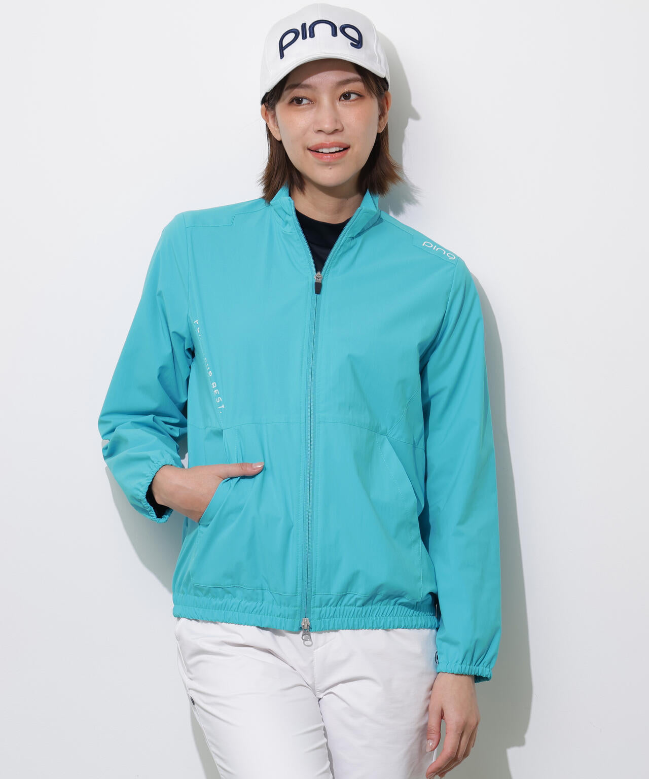 【PING APPAREL】テラエステルストレッチ2WAY撥水ブルゾン <PERFORMANCE> (LADIES)