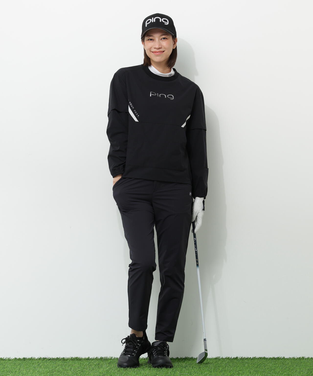【PING APPAREL】リップストップ2WAYブルゾン <PERFORMANCE> (LADIES)