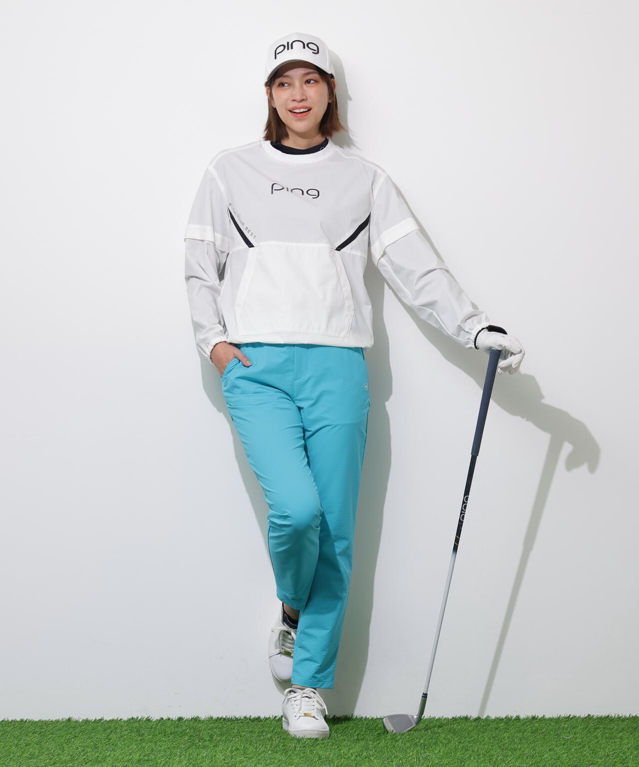 【PING APPAREL】リップストップ2WAYブルゾン <PERFORMANCE> (LADIES)