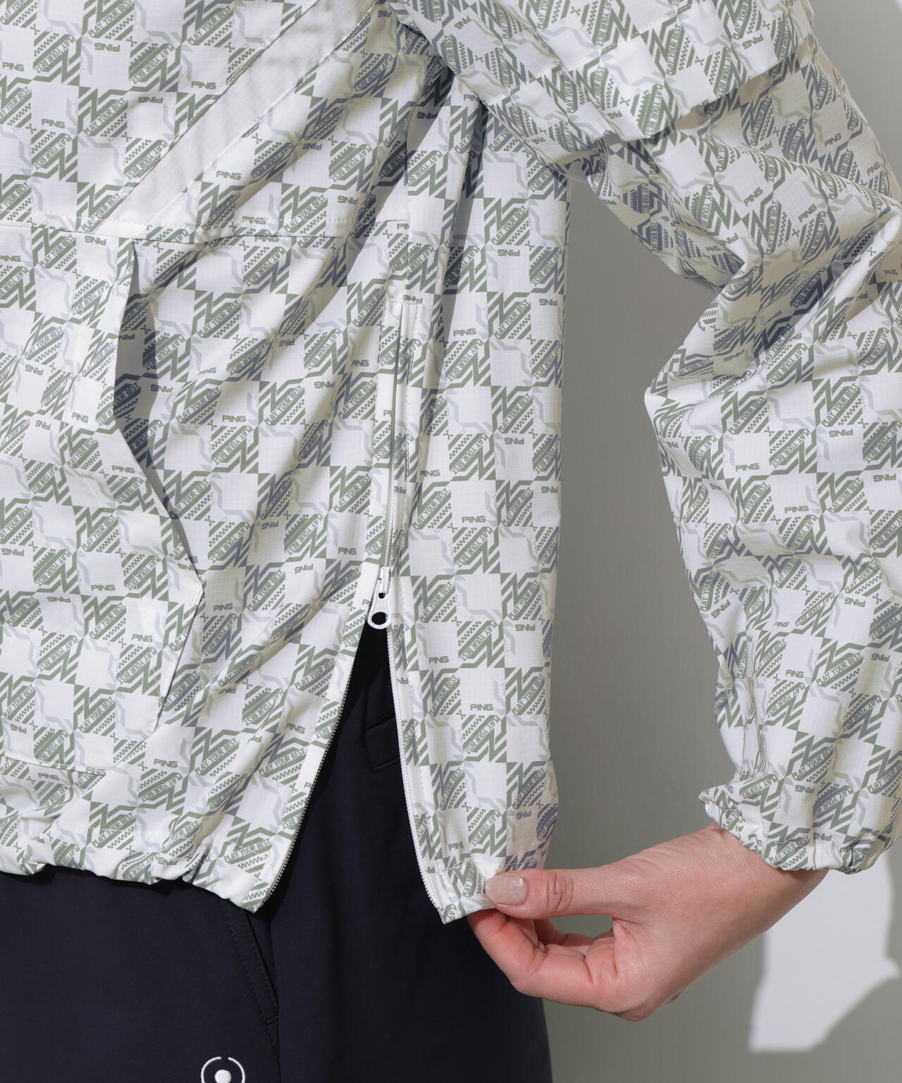 【PING APPAREL】リップストップ2WAYブルゾン <PERFORMANCE> (LADIES)