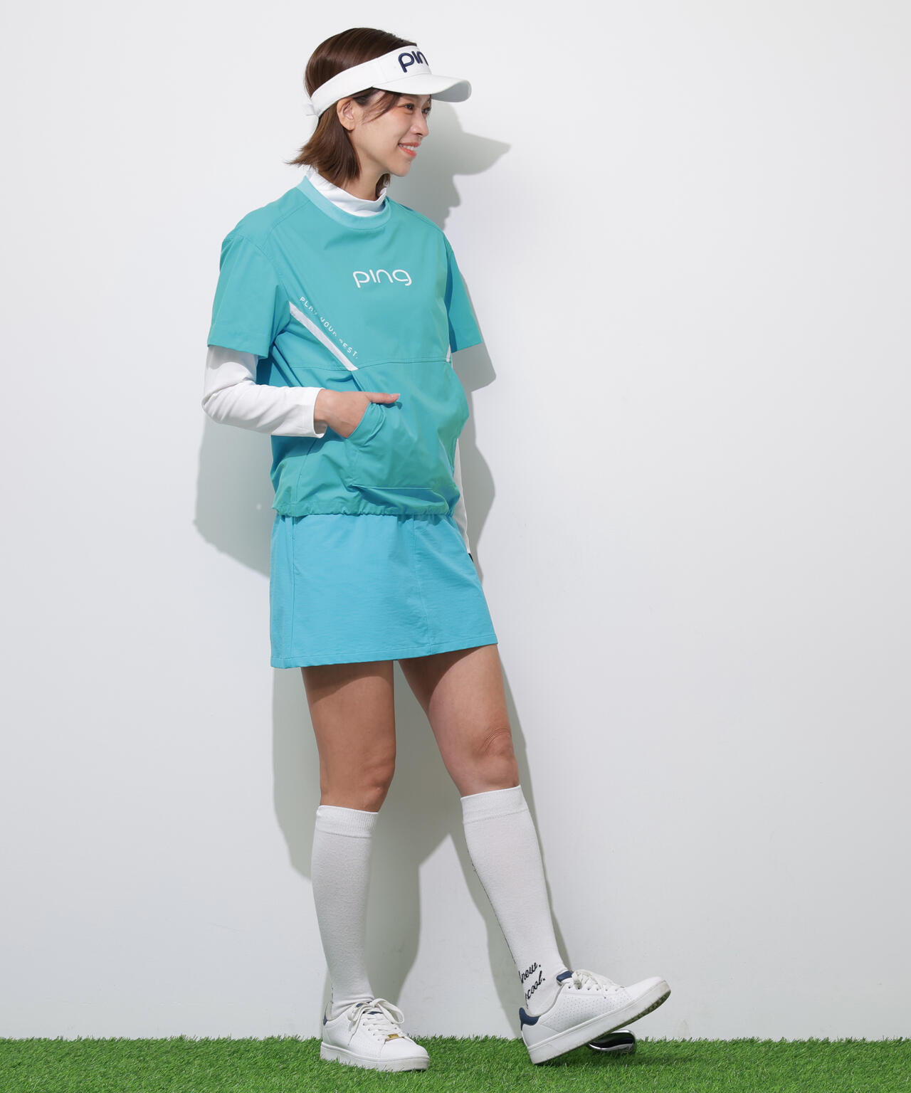 【PING APPAREL】リップストップ2WAYブルゾン <PERFORMANCE> (LADIES)