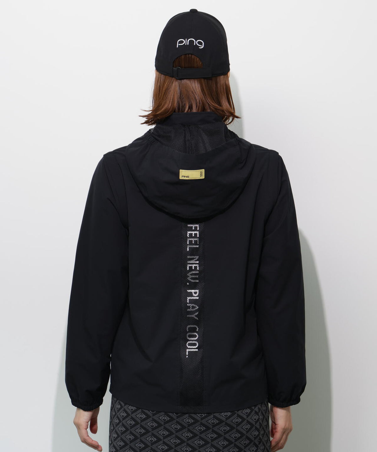 【PING APPAREL】3WAY撥水フルジップフーディーブルゾン <GOLD> (LADIES)
