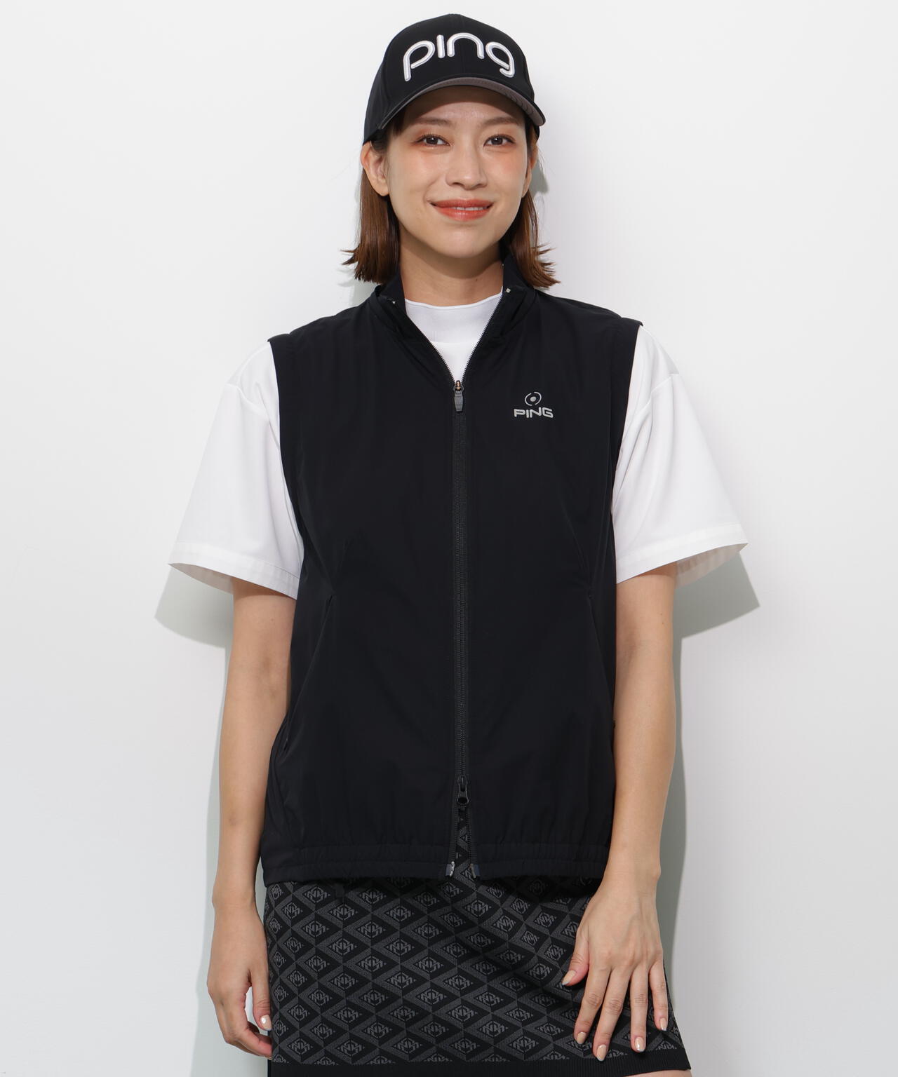 【PING APPAREL】3WAY撥水フルジップフーディーブルゾン <GOLD> (LADIES)