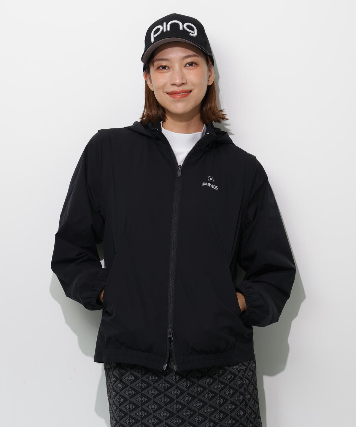 【PING APPAREL】3WAY撥水フルジップフーディーブルゾン <GOLD> (LADIES)