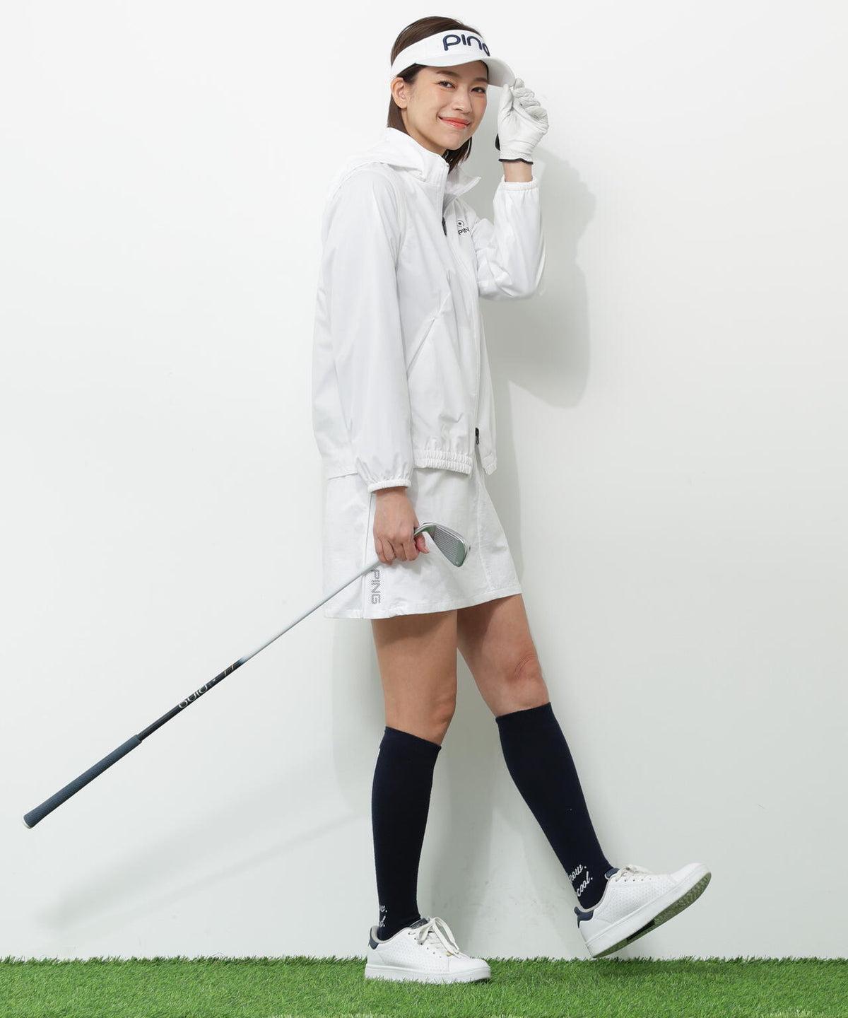 【PING APPAREL】3WAY撥水フルジップフーディーブルゾン <GOLD> (LADIES)