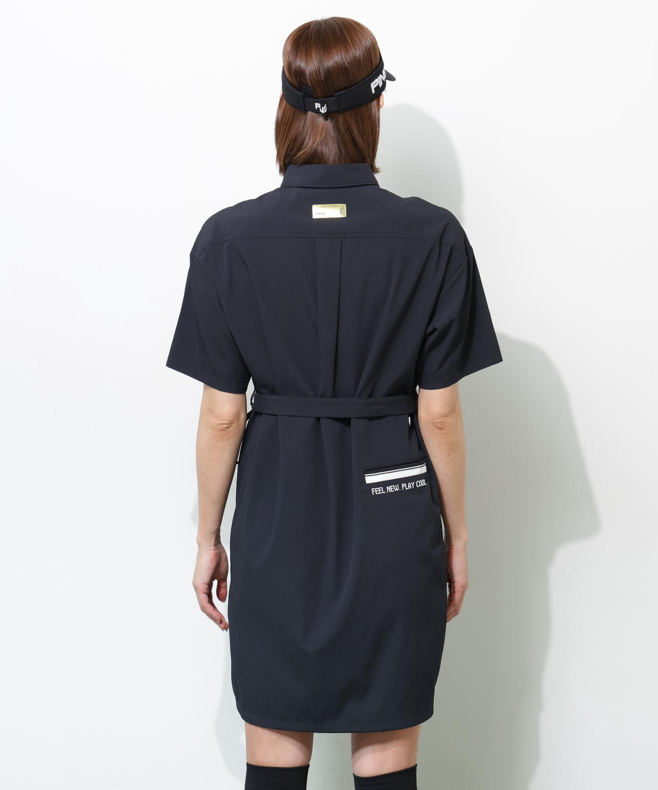 【PING APPAREL】全方向ストレッチサッカーワンピース <GOLD> (LADIES)