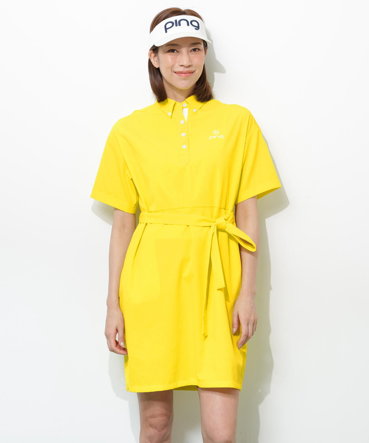 【PING APPAREL】全方向ストレッチサッカーワンピース <GOLD> (LADIES)