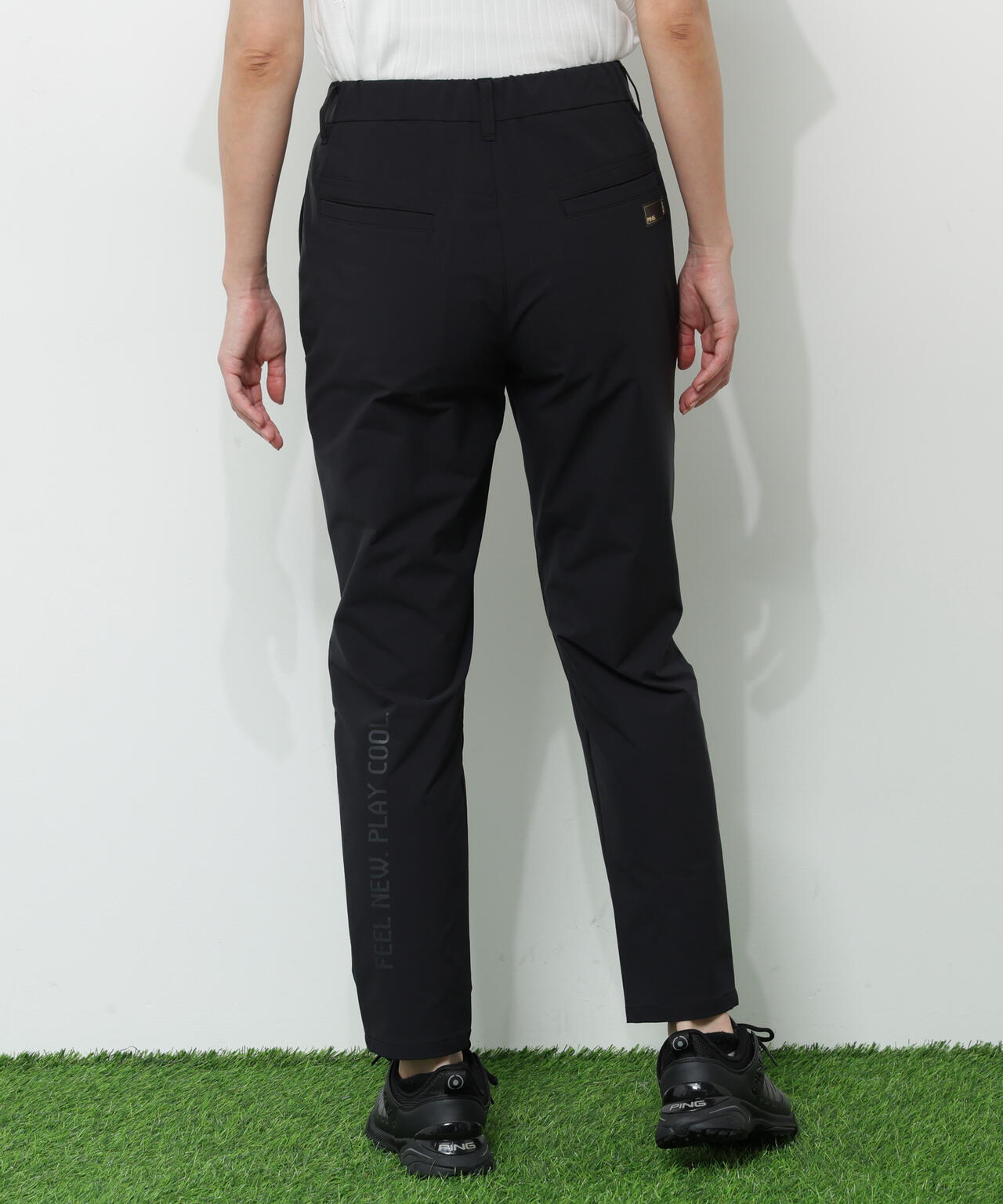 【PING APPAREL】全方向ストレッチパーテックスリミテッドテーパードパンツ <GOLD> (LADIES)