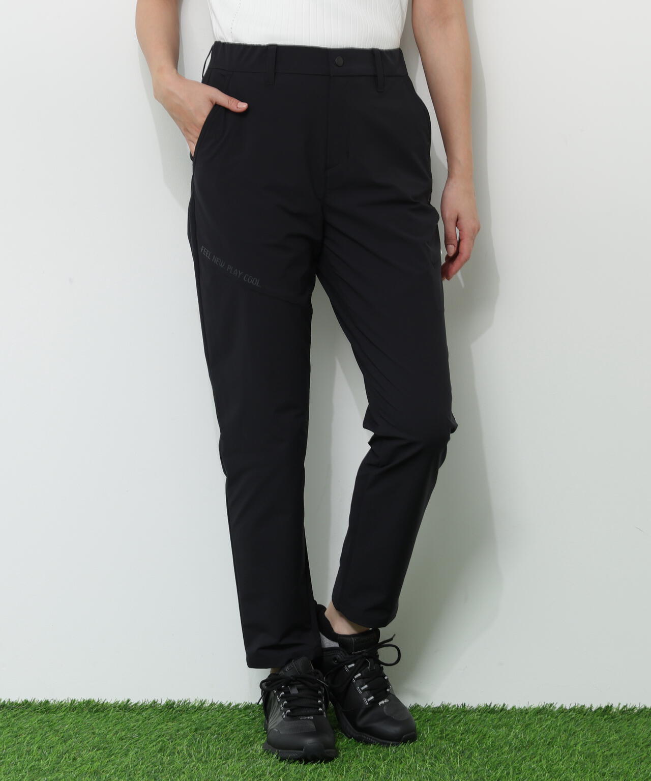 【PING APPAREL】全方向ストレッチパーテックスリミテッドテーパードパンツ <GOLD> (LADIES)