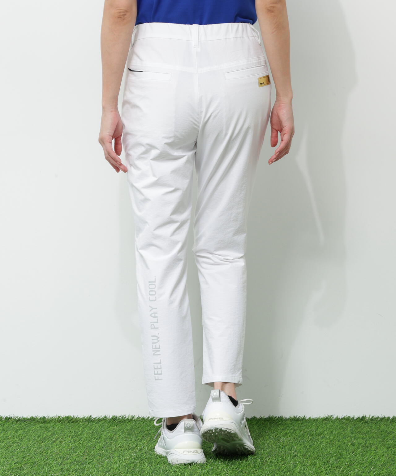 【PING APPAREL】全方向ストレッチパーテックスリミテッドテーパードパンツ <GOLD> (LADIES)