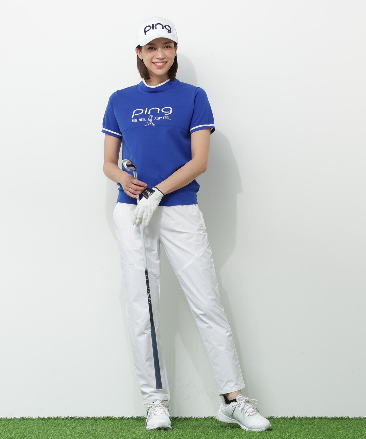 【PING APPAREL】全方向ストレッチパーテックスリミテッドテーパードパンツ <GOLD> (LADIES)