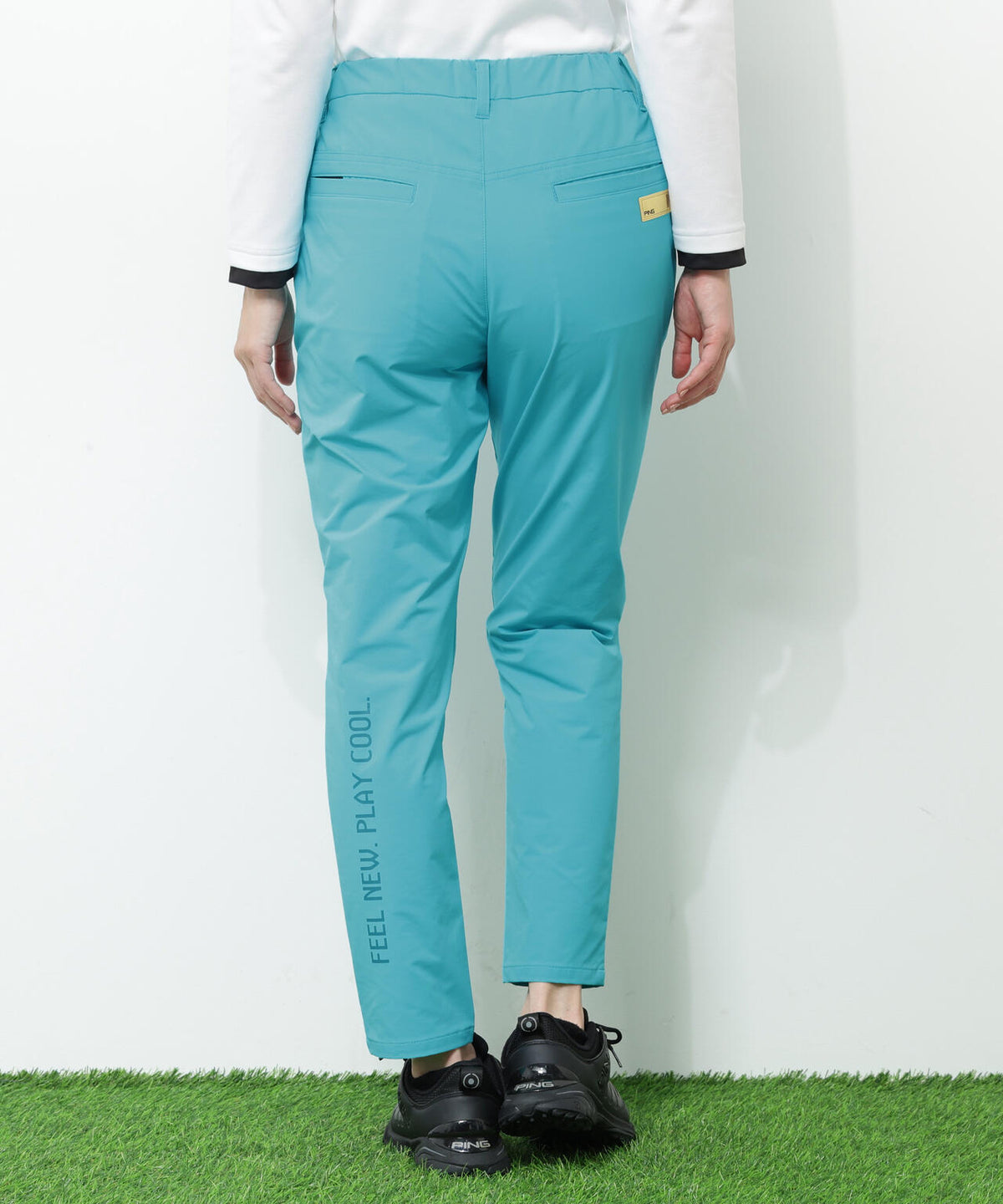 【PING APPAREL】全方向ストレッチパーテックスリミテッドテーパードパンツ <GOLD> (LADIES)