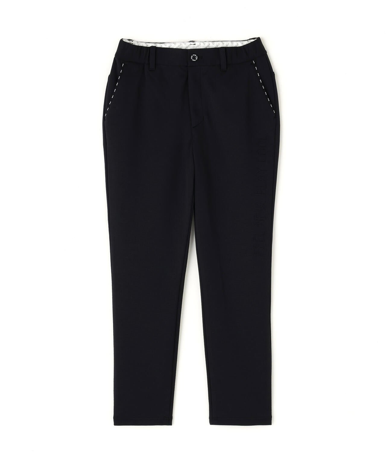 【PING APPAREL】全方向ストレッチ 接結裏メッシュスウェットテーパードパンツ <GOLD> (LADIES)