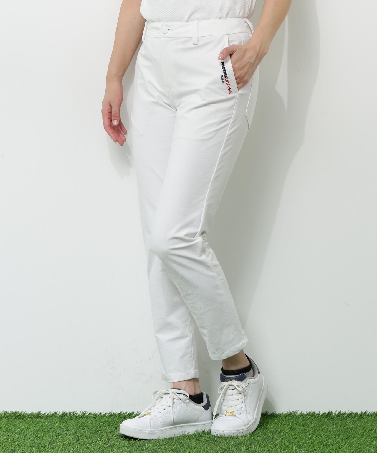 【PING APPAREL】全方向ストレッチツイルテーパードパンツ <NATIVE> (LADIES)