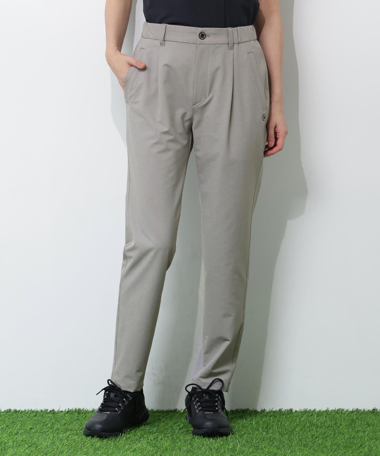 【PING APPAREL】全方向ストレッチドビーワンタックテーパードパンツ <PERFORMANCE> (LADIES)
