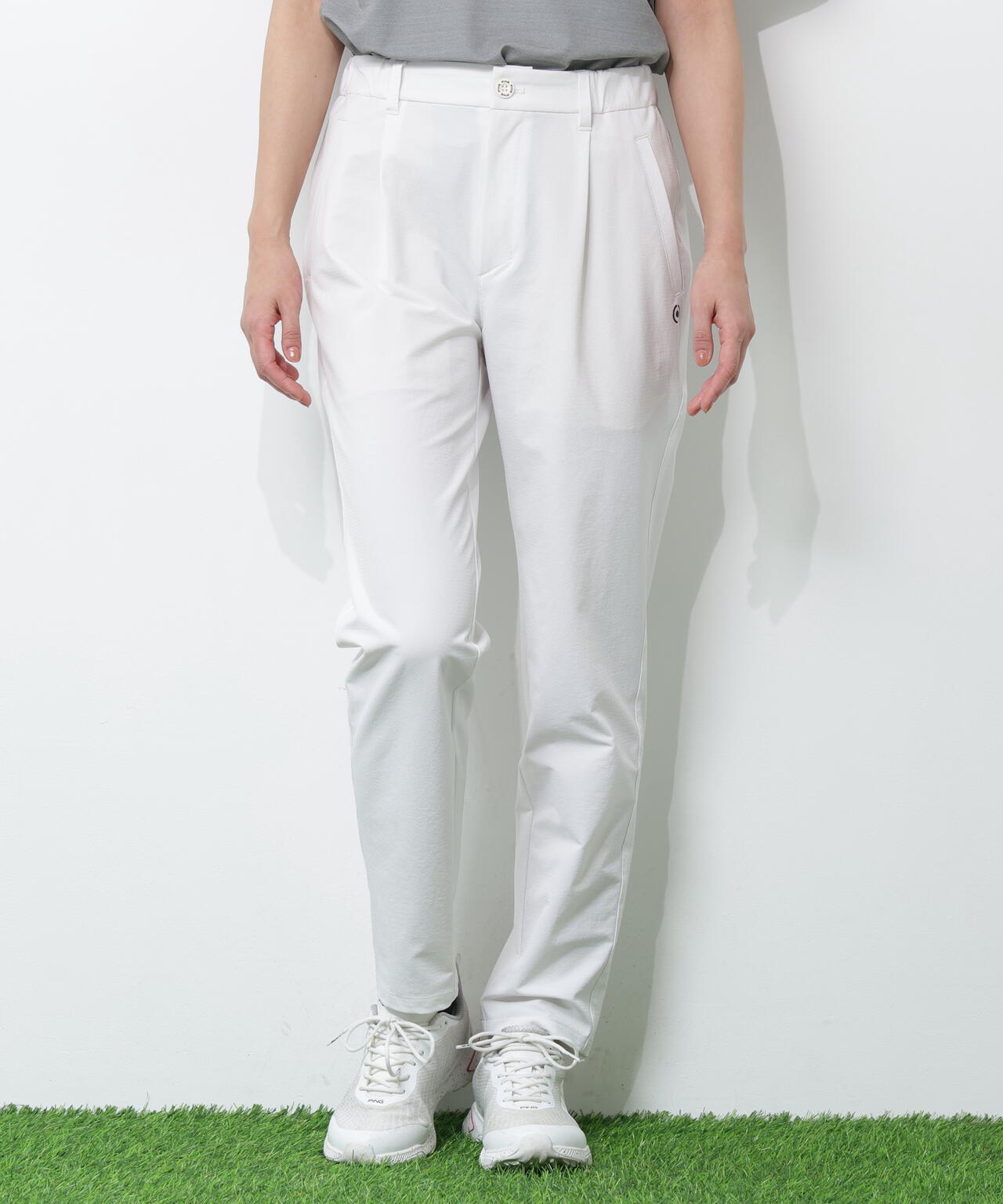 【PING APPAREL】全方向ストレッチドビーワンタックテーパードパンツ <PERFORMANCE> (LADIES)