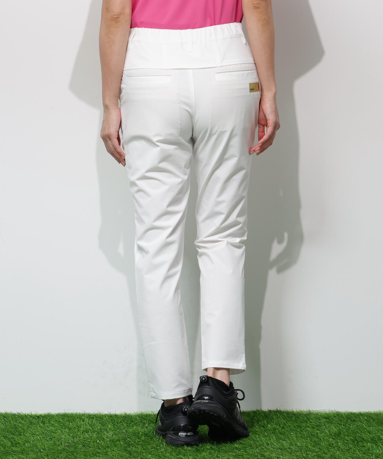 【PING APPAREL】全方向ストレッチドライタッチリップストップパンツ <GOLD> (LADIES)