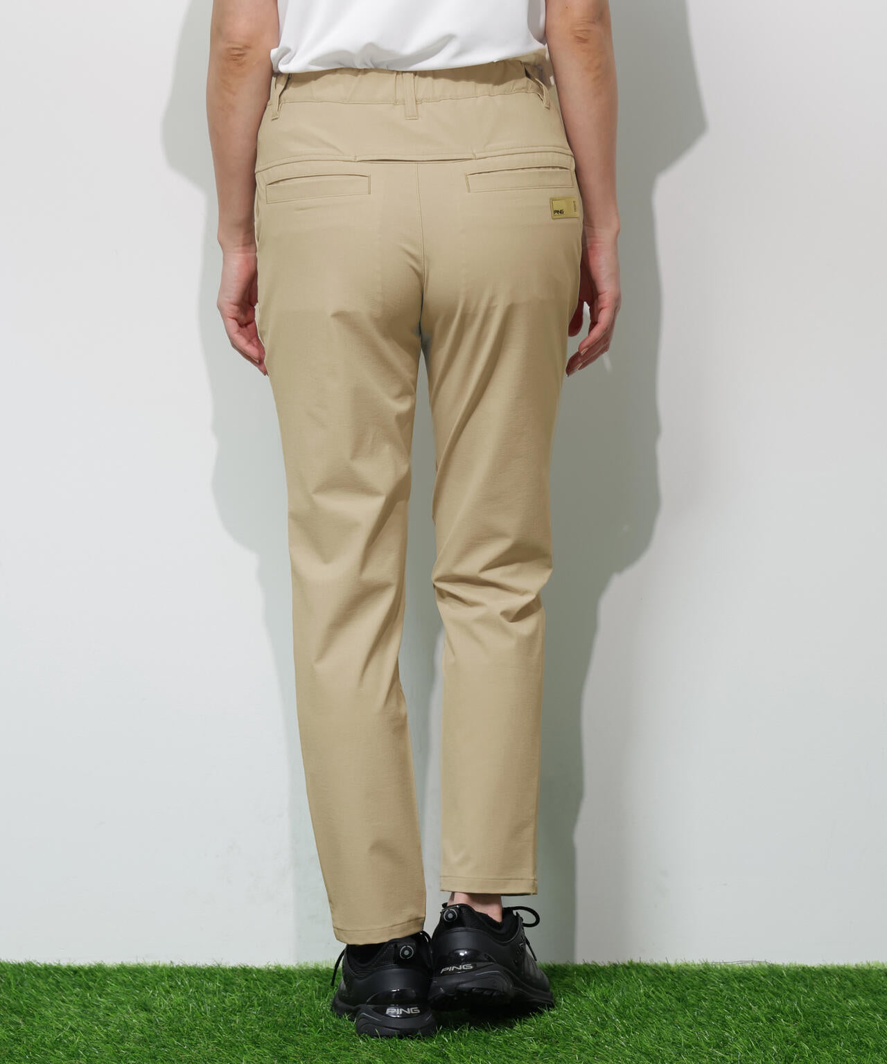 【PING APPAREL】全方向ストレッチドライタッチリップストップパンツ <GOLD> (LADIES)