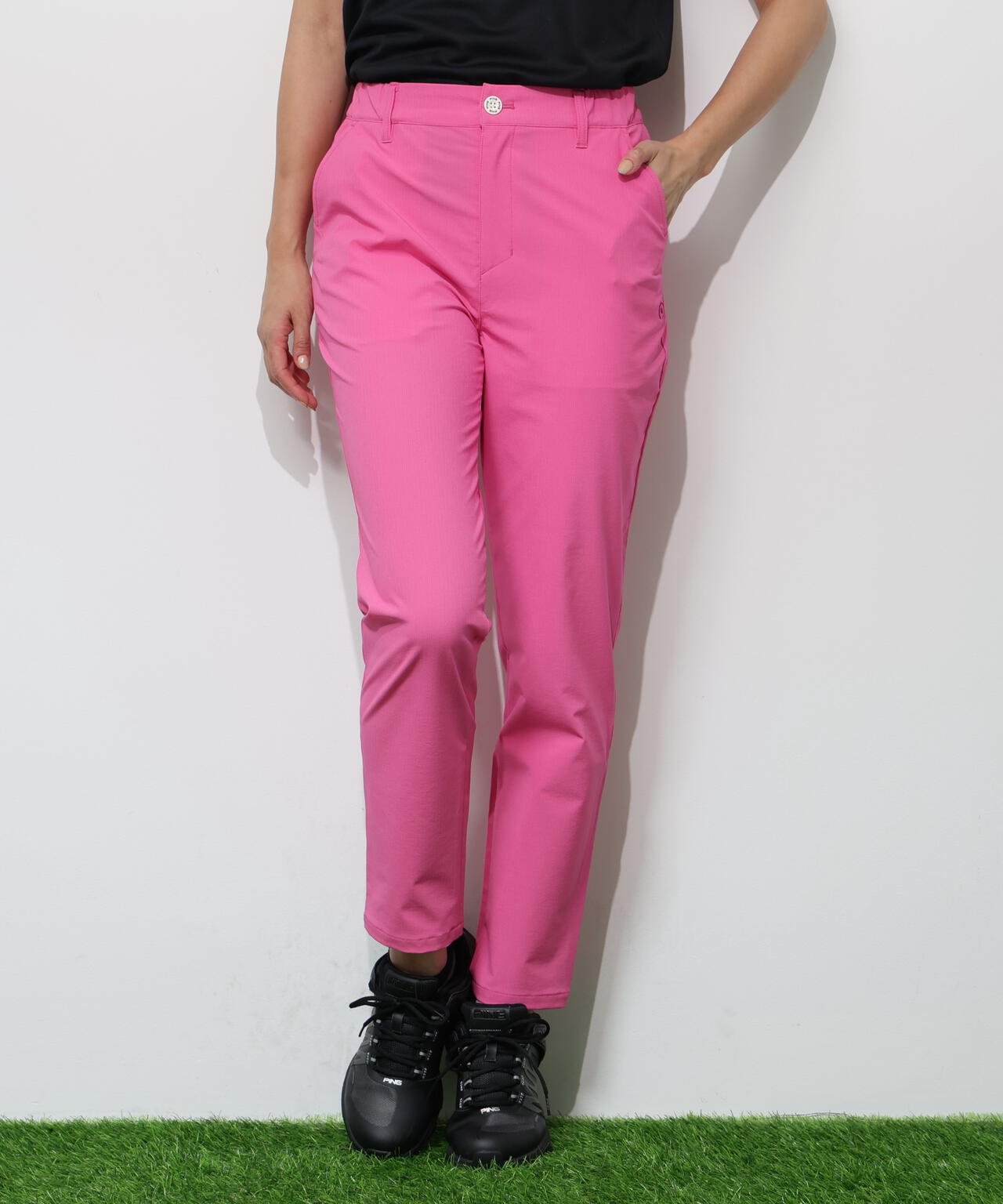 【PING APPAREL】全方向ストレッチドライタッチリップストップパンツ <GOLD> (LADIES)