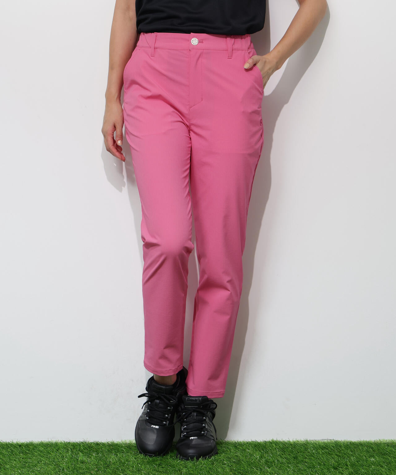【PING APPAREL】全方向ストレッチドライタッチリップストップパンツ <GOLD> (LADIES)